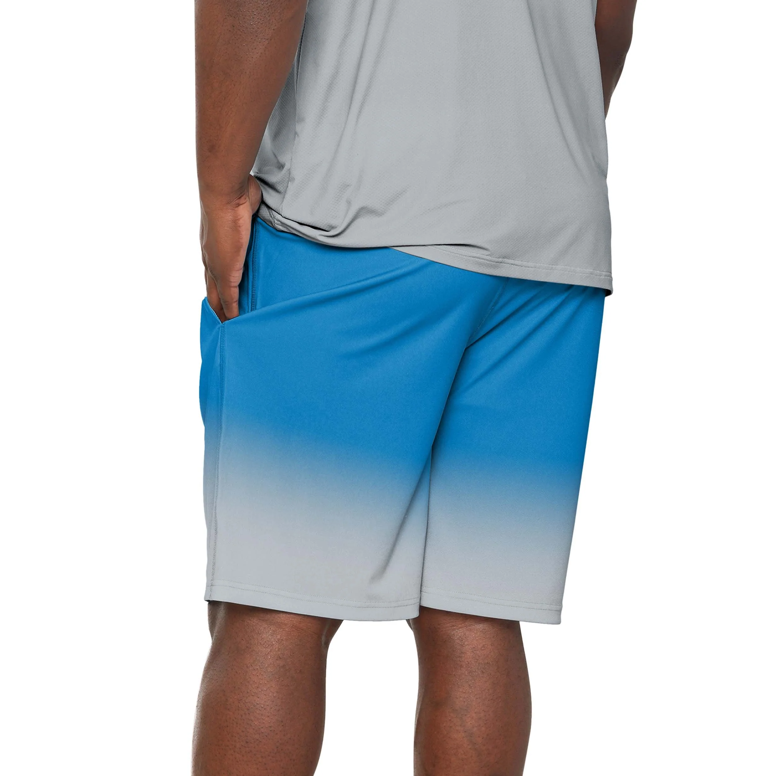 Detroit Lions NFL Mens Game Ready Gradient Training Shorts - Image 3