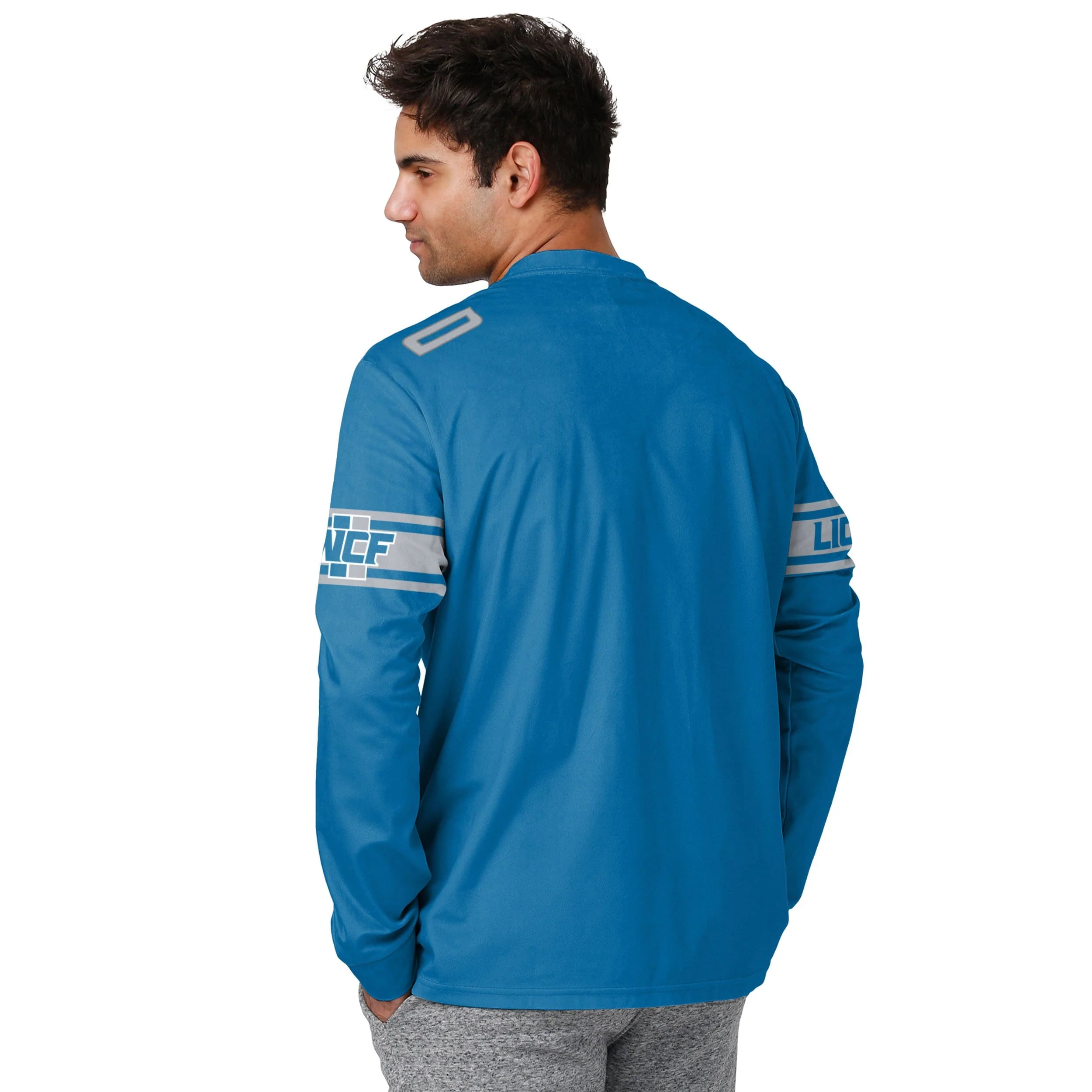 Detroit Lions NFL Mens Gameday Ready Lounge Shirt - Image 2