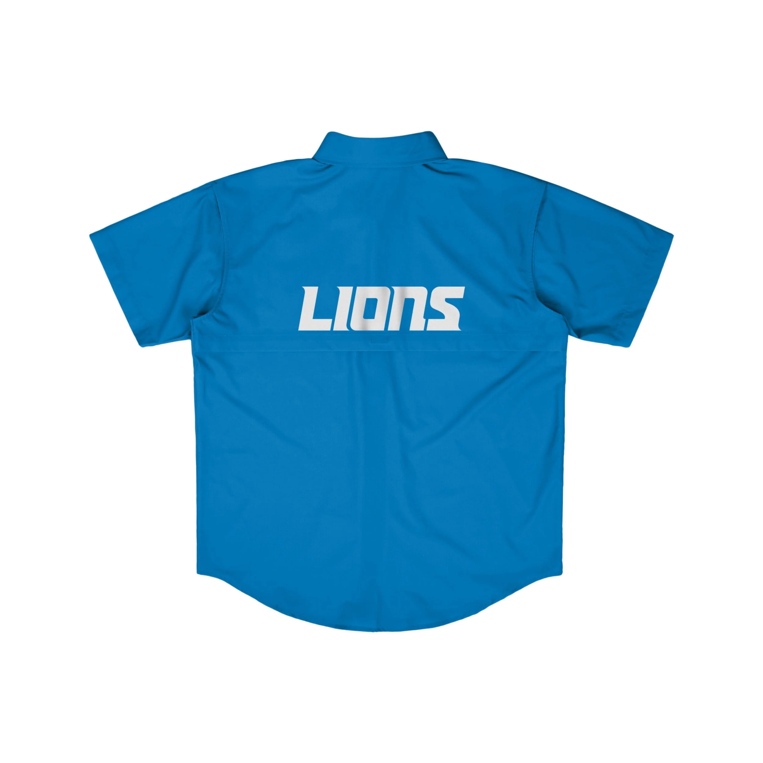 Detroit Lions NFL Mens Gone Fishing Shirt - Image 8