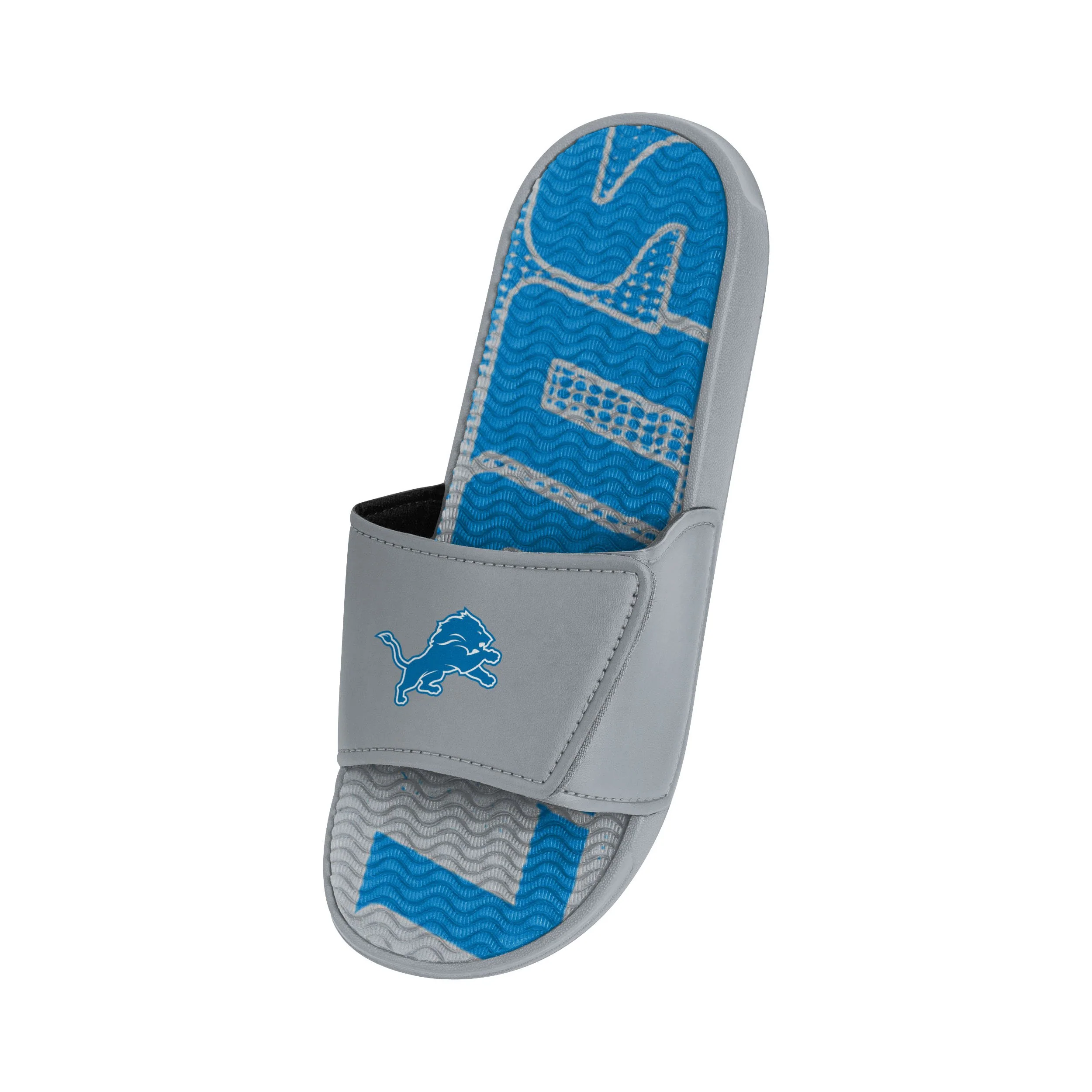 Detroit Lions NFL Mens Gradient Wordmark Gel Slide - Image 3