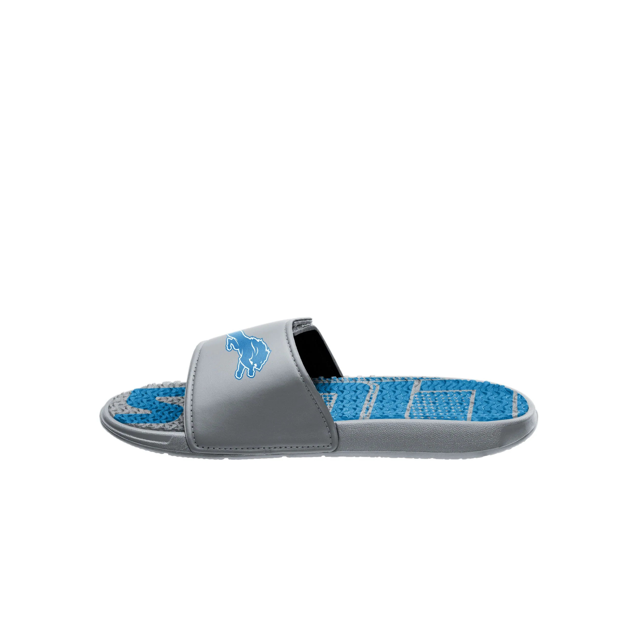 Detroit Lions NFL Mens Gradient Wordmark Gel Slide - Image 4