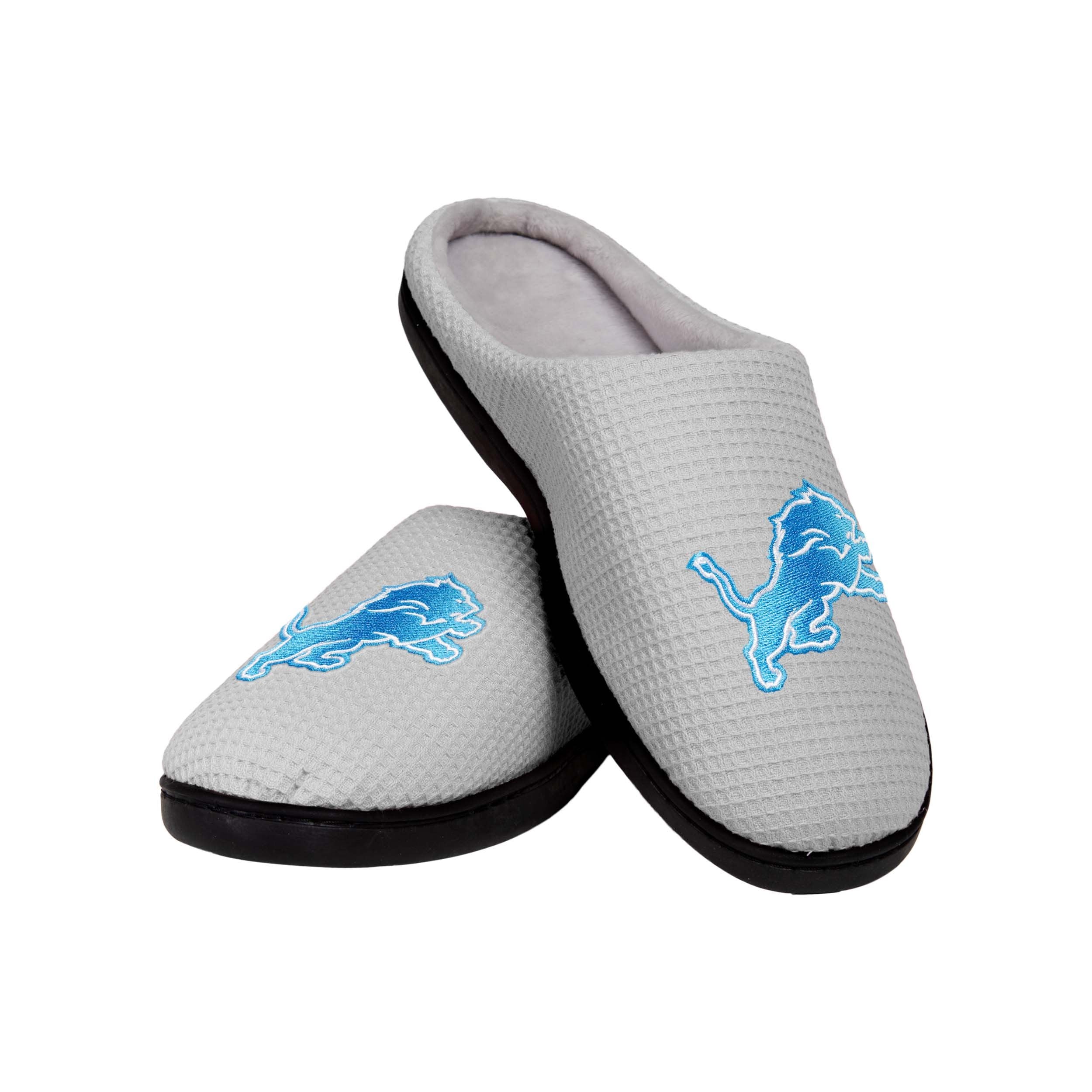 Detroit Lions NFL Mens Memory Foam Slide Slippers
