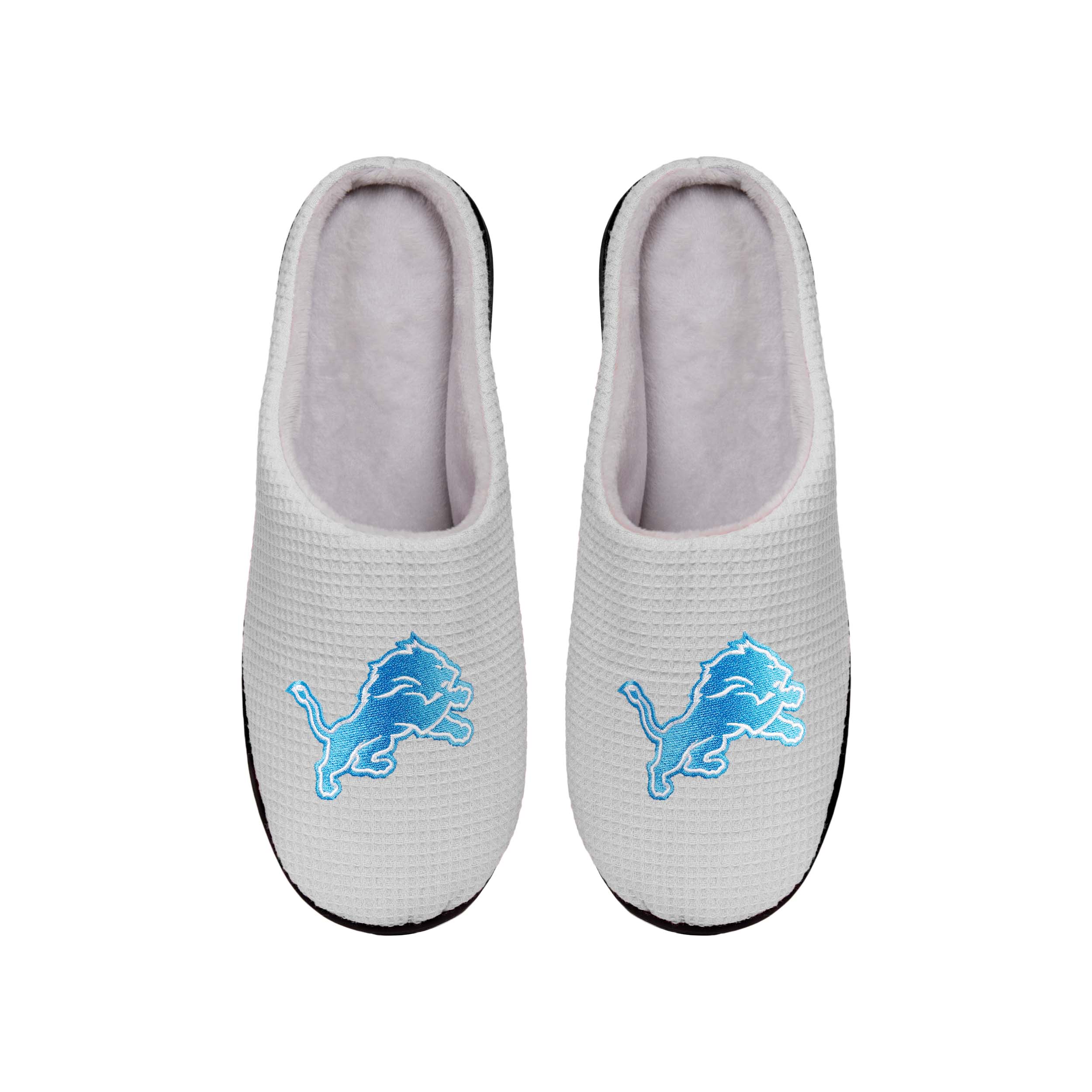 Detroit Lions NFL Mens Memory Foam Slide Slippers - Image 2