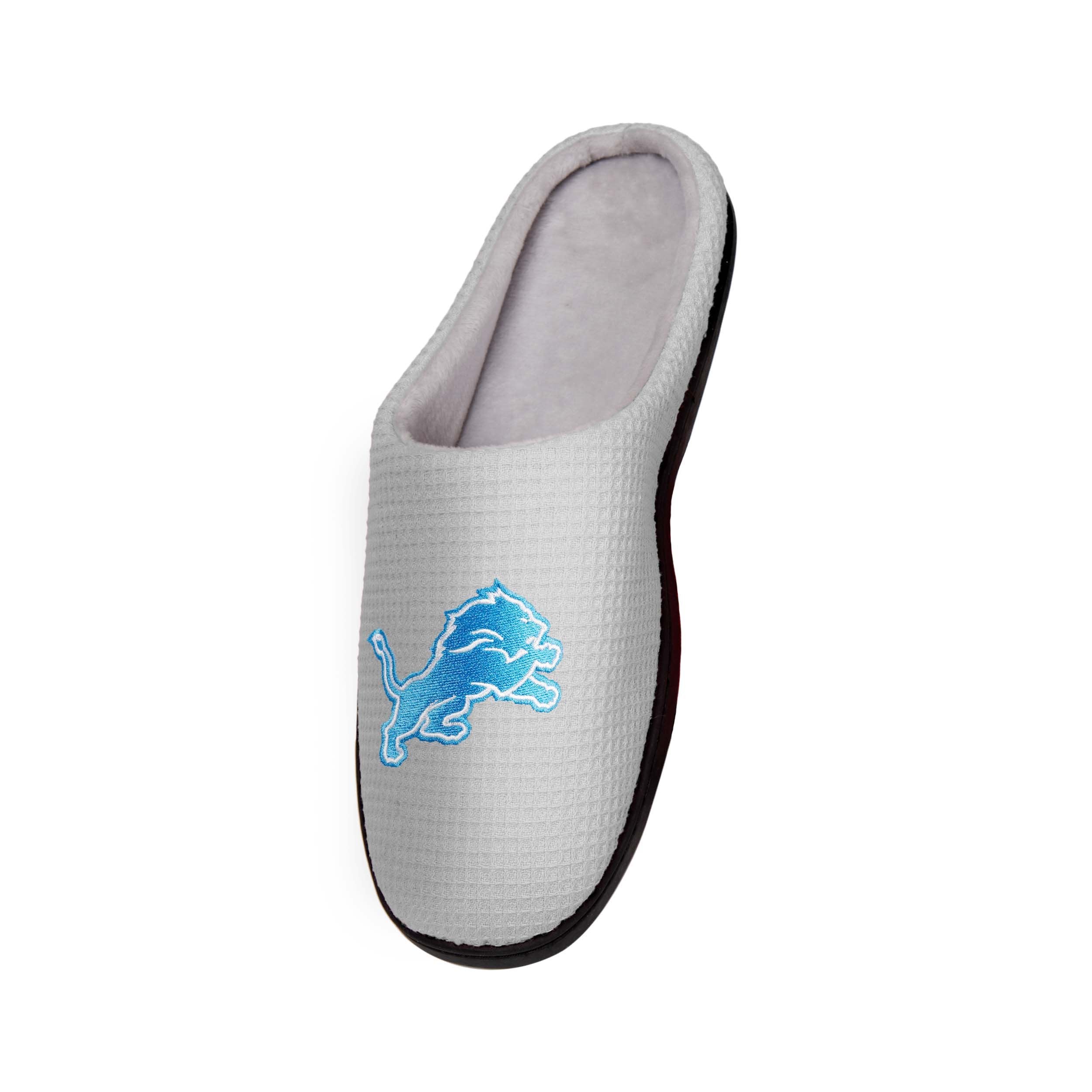 Detroit Lions NFL Mens Memory Foam Slide Slippers - Image 3
