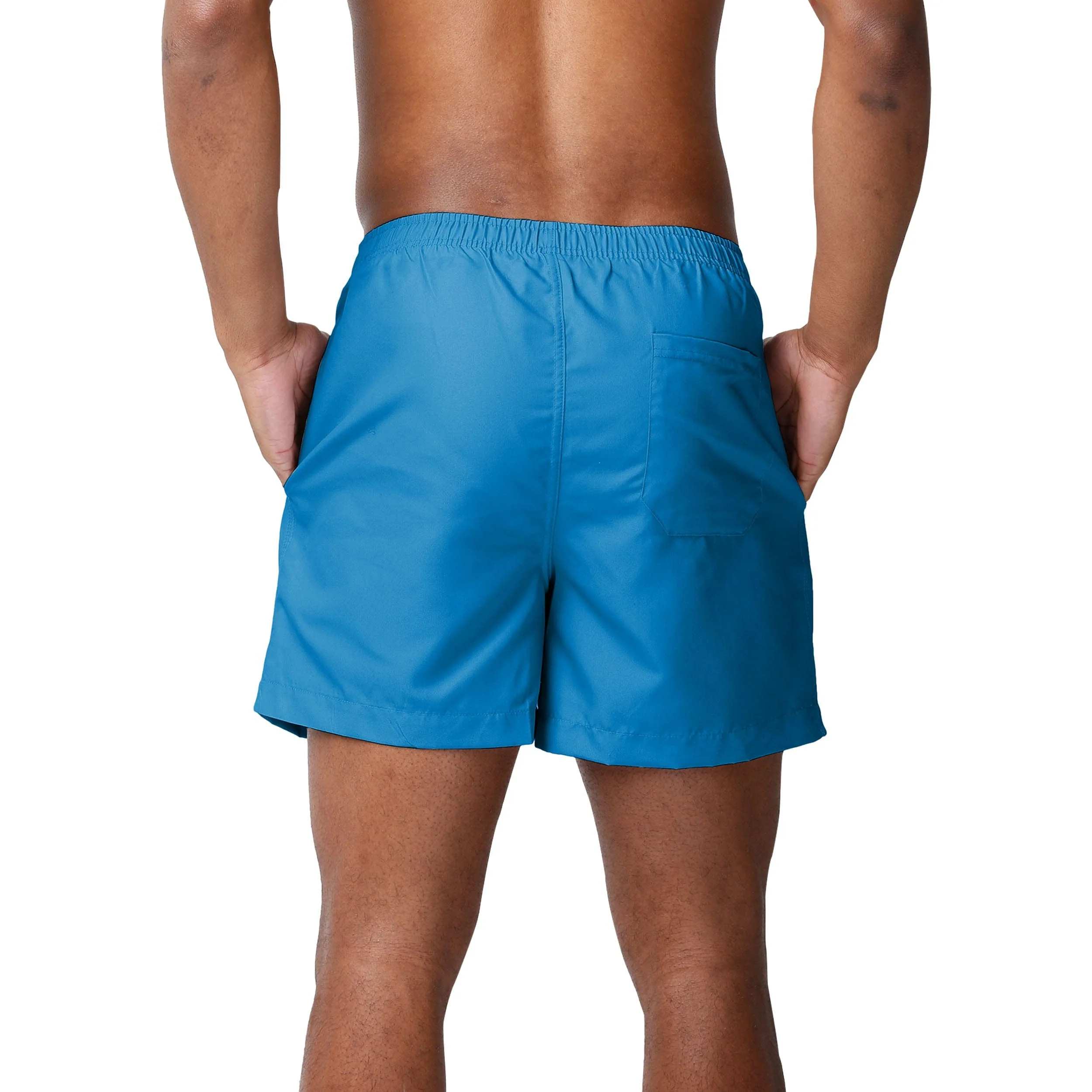 Detroit Lions NFL Mens Solid Wordmark 5.5" Swimming Trunks - Image 3