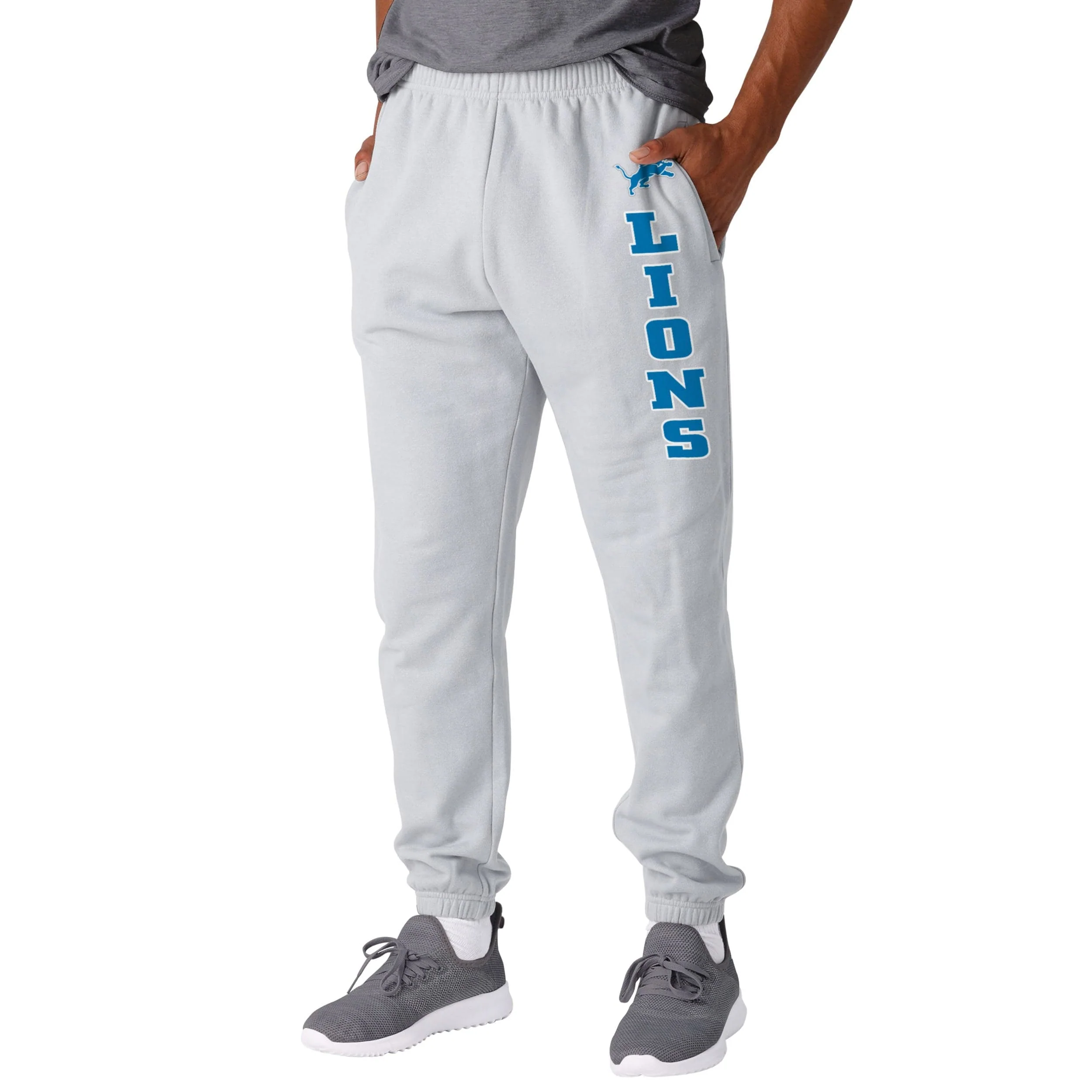 Detroit Lions NFL Mens Team Color Sweatpants