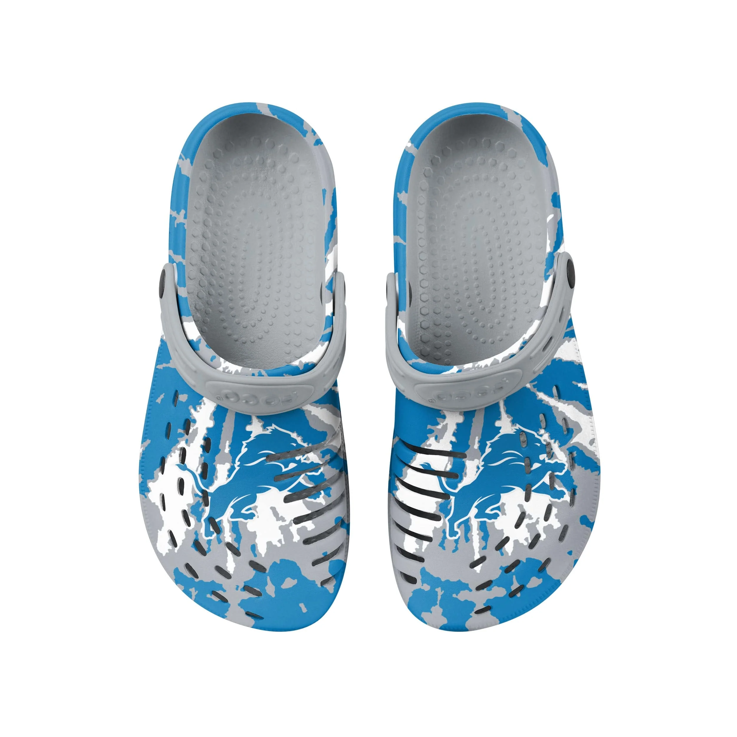 Detroit Lions NFL Mens Tie-Dye Clog With Strap - Image 4