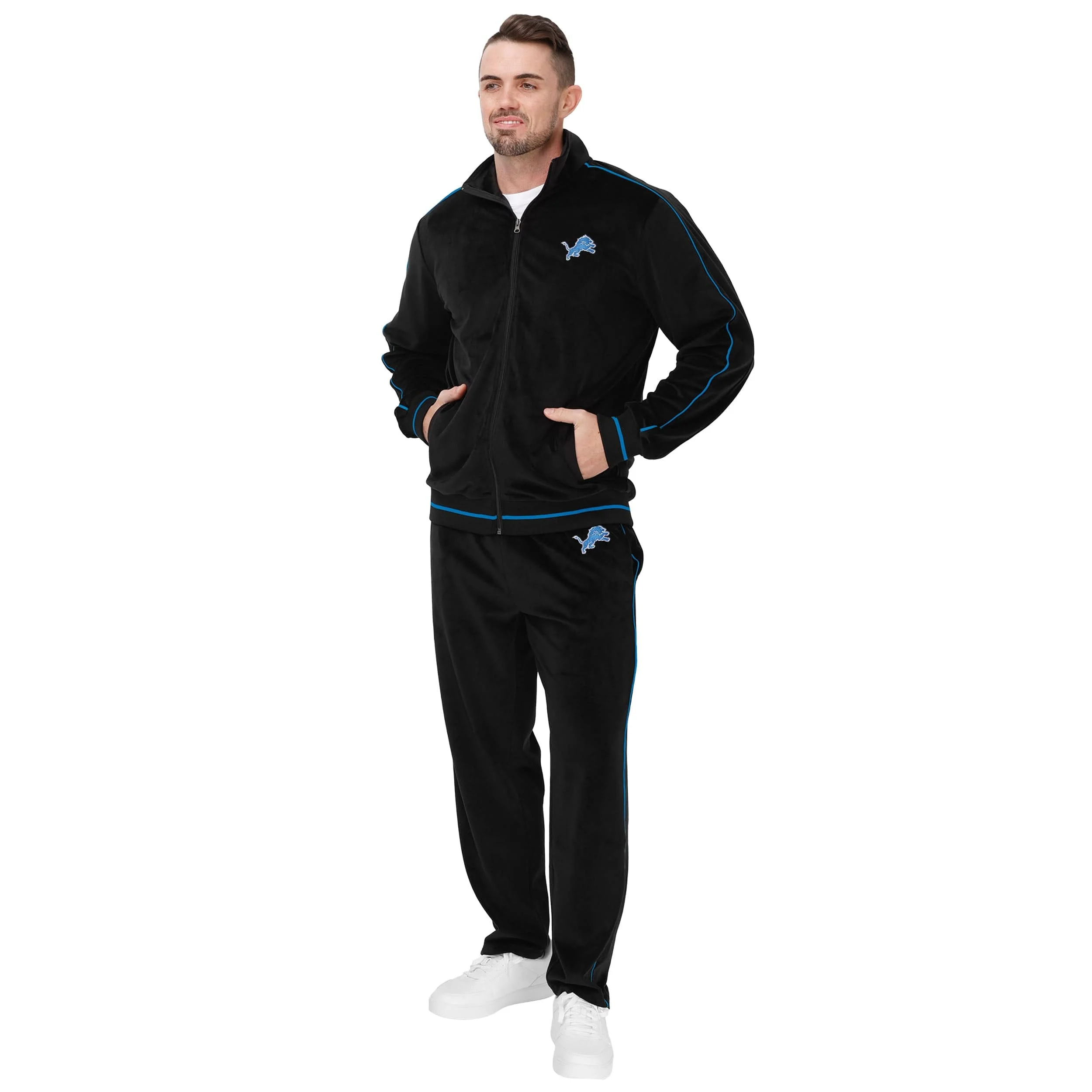 Detroit Lions NFL Mens Velour Pants - Image 5