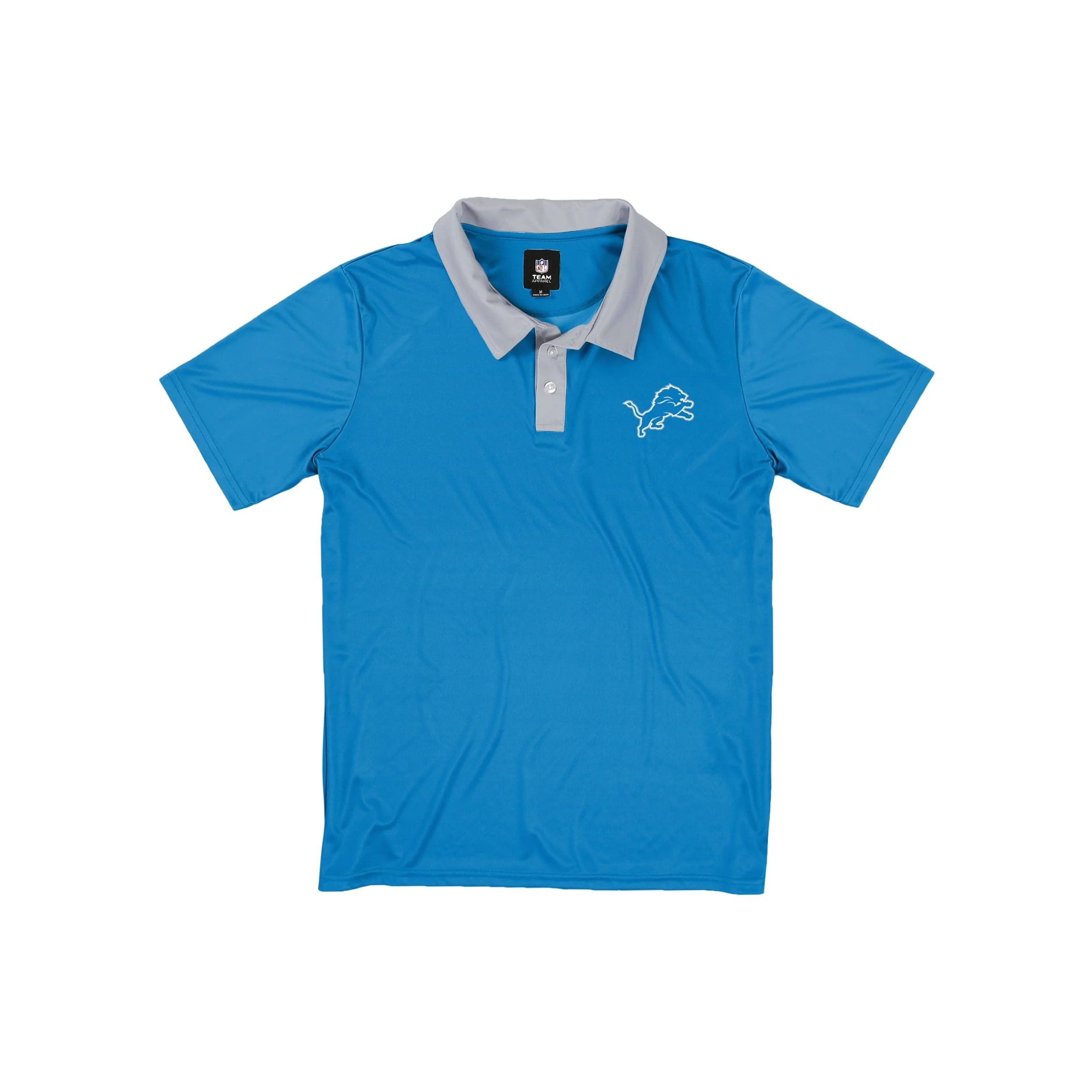 Detroit Lions NFL Mens Workday Warrior Polyester Polo - Image 4