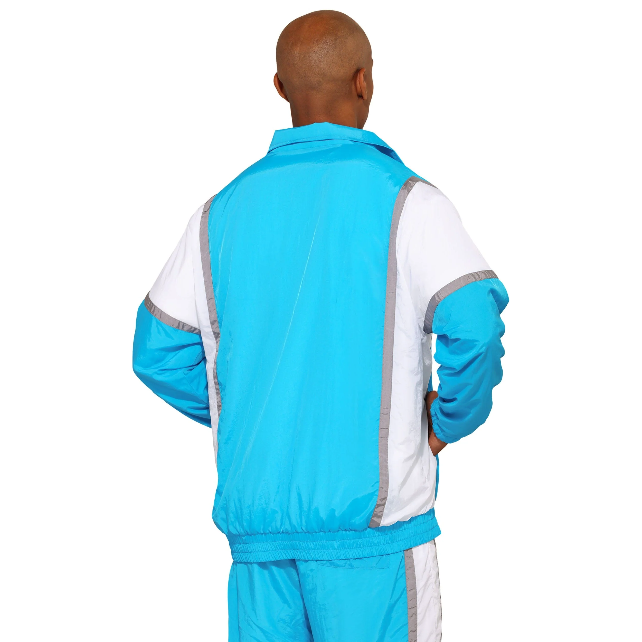 Detroit Lions NFL Nylon Crinkle Gameday Jacket - Image 2