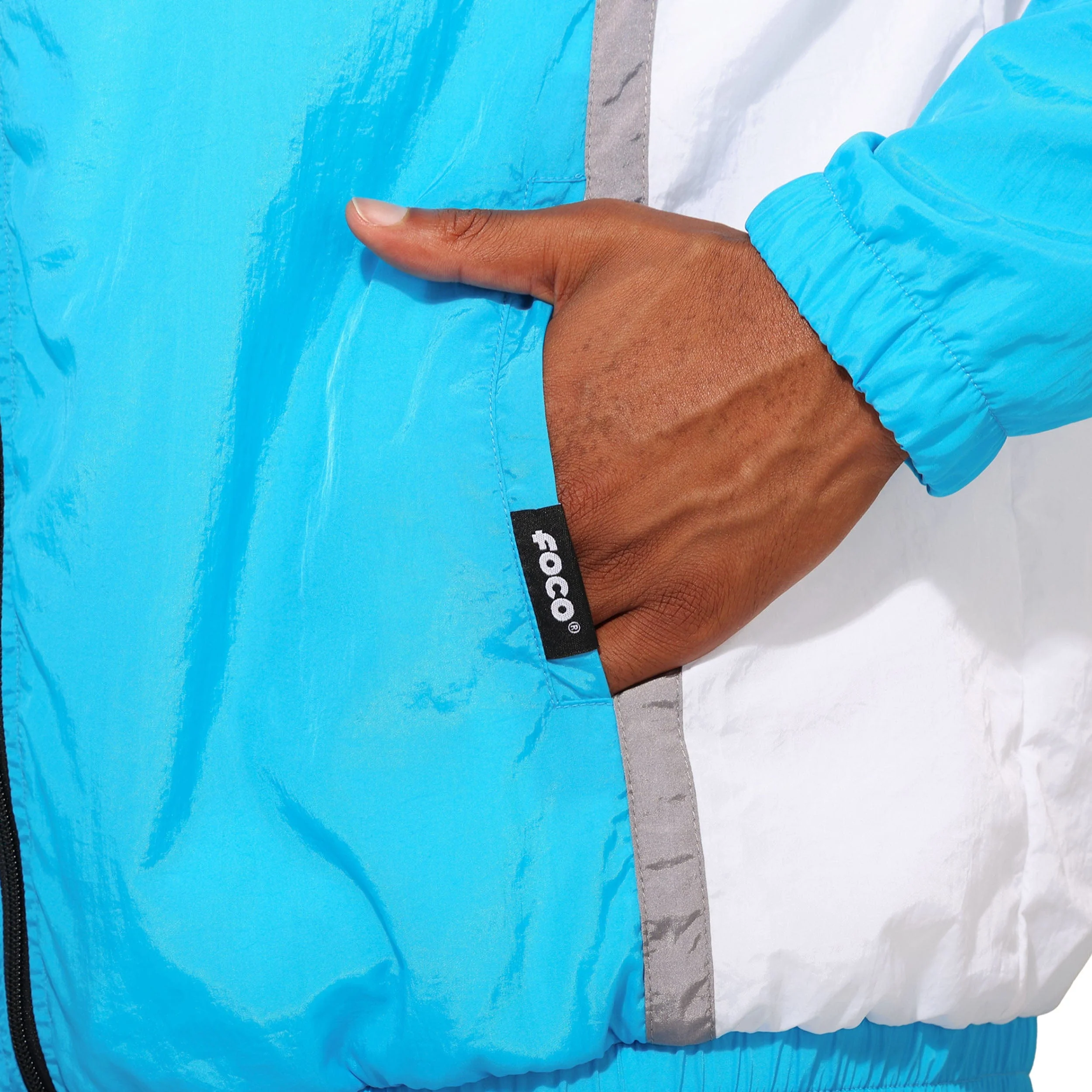 Detroit Lions NFL Nylon Crinkle Gameday Jacket - Image 4