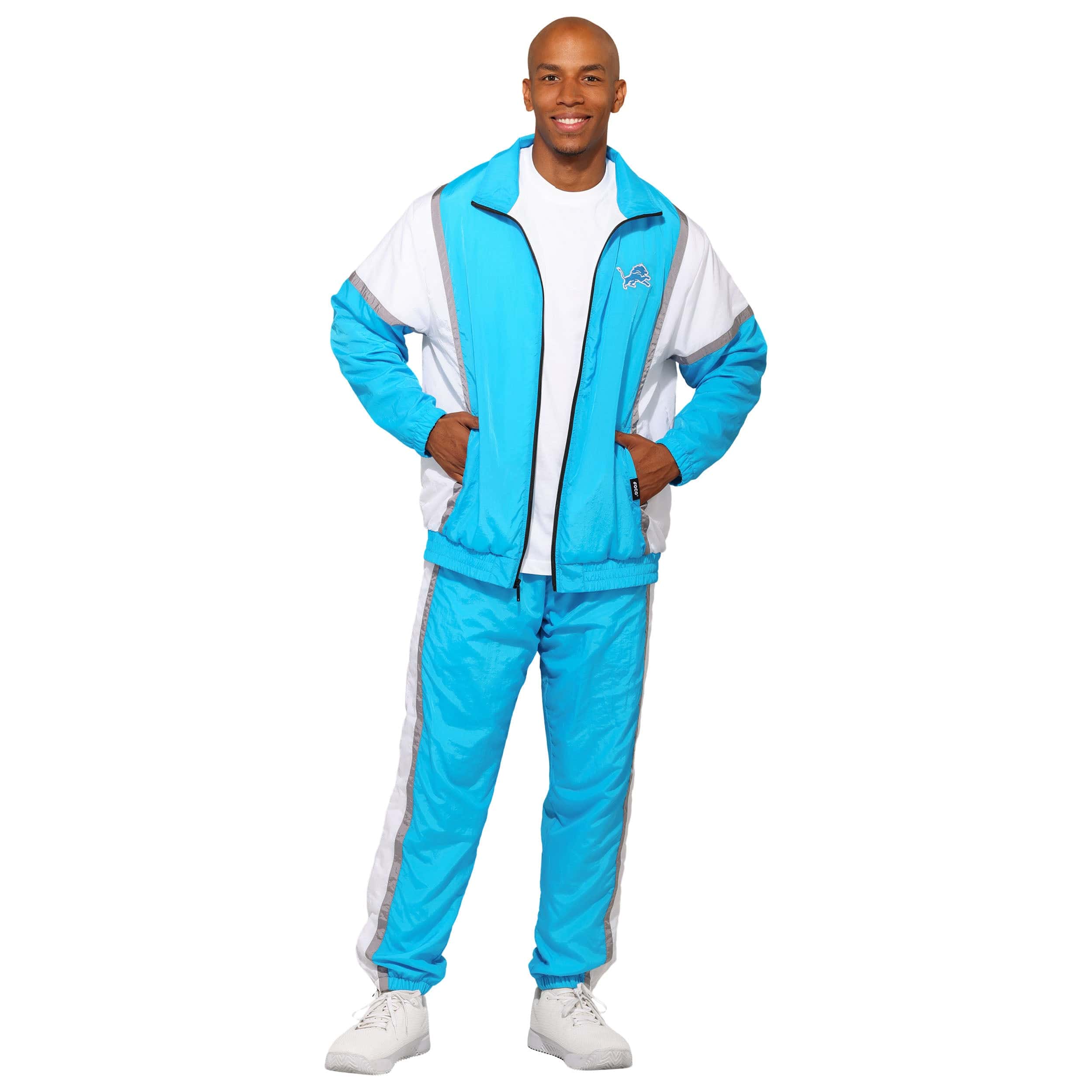 Detroit Lions NFL Nylon Crinkle Gameday Jacket - Image 5