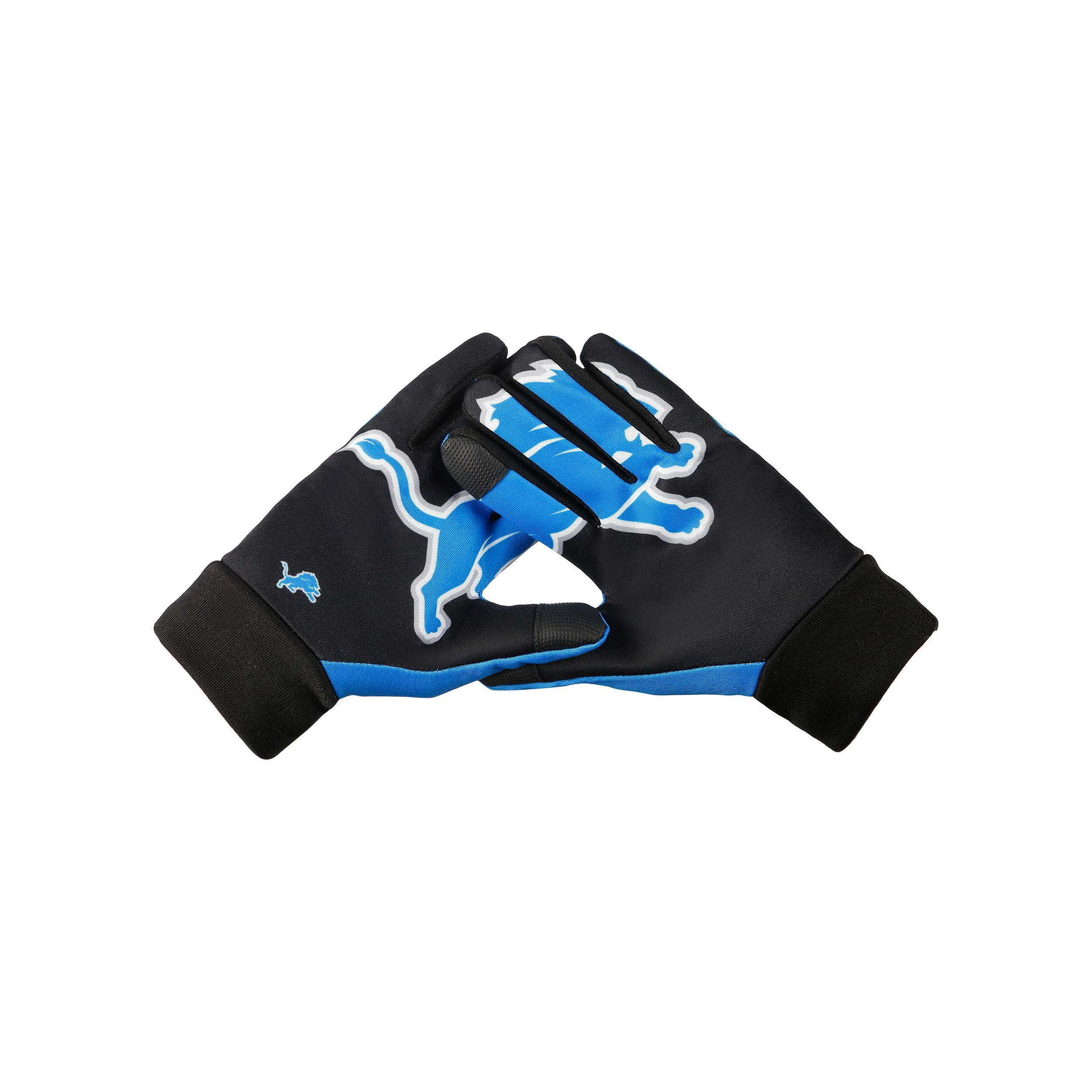 Detroit Lions NFL Palm Logo Texting Gloves - Image 2