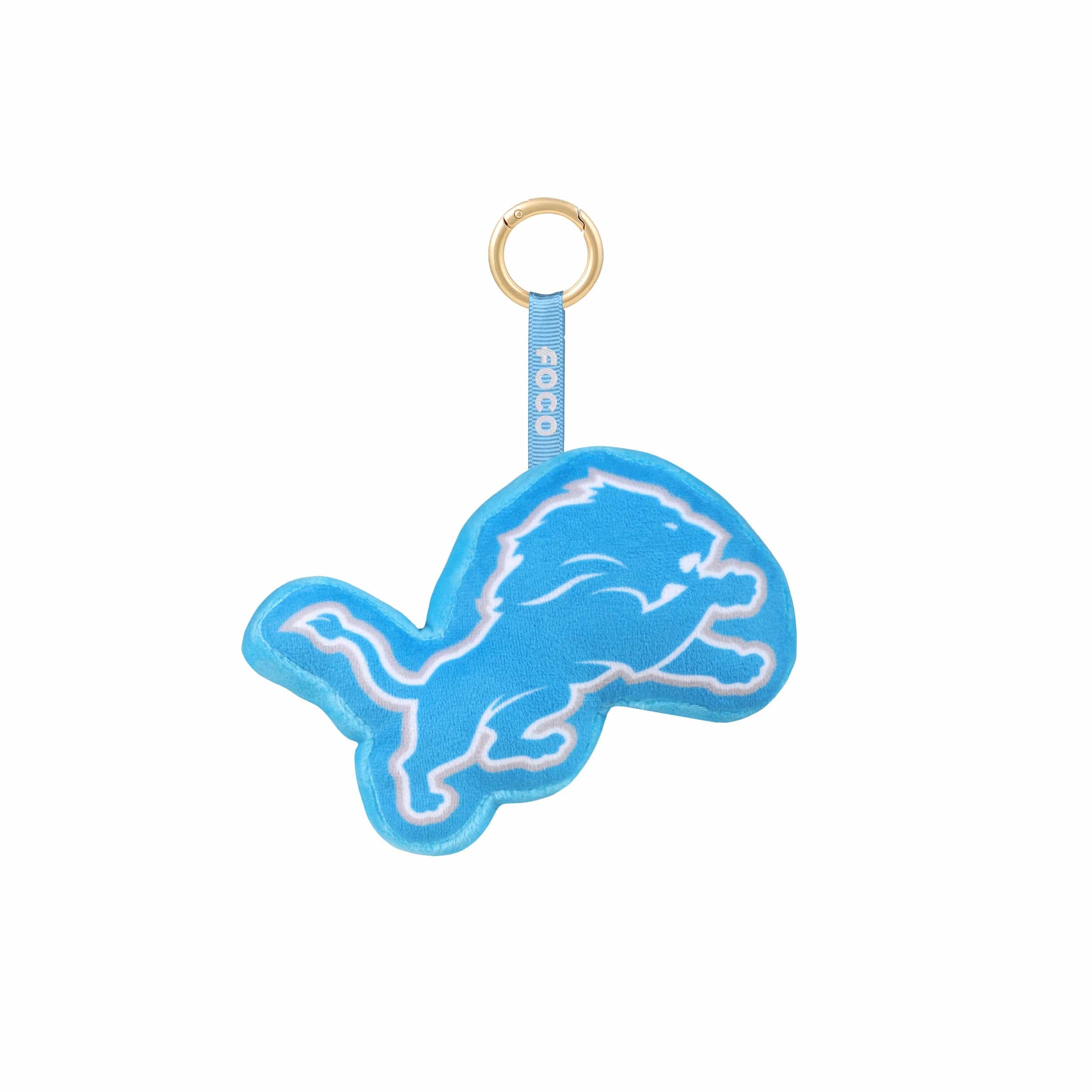 Detroit Lions NFL Plush Team Logo Bag Charm Keychain