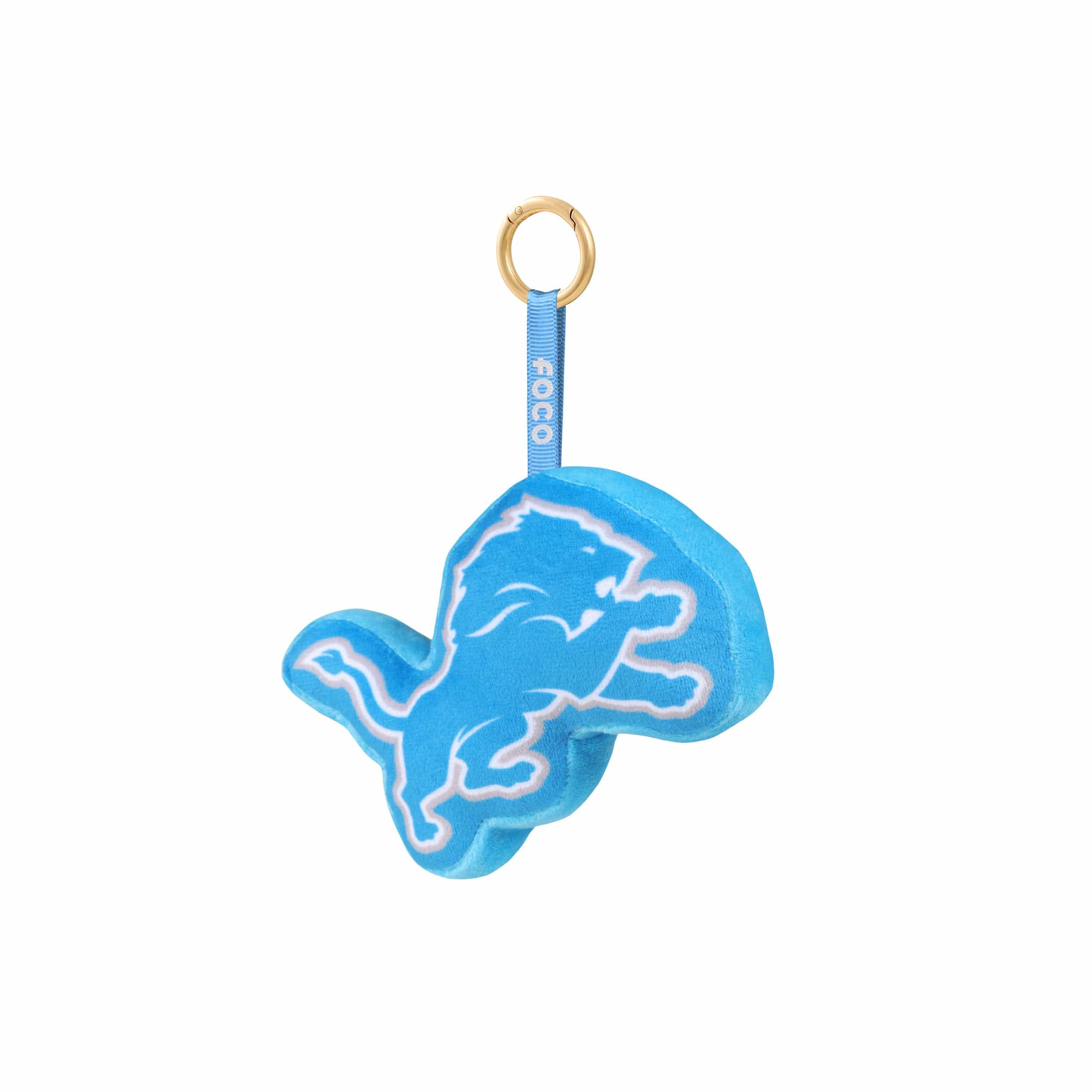 Detroit Lions NFL Plush Team Logo Bag Charm Keychain - Image 3