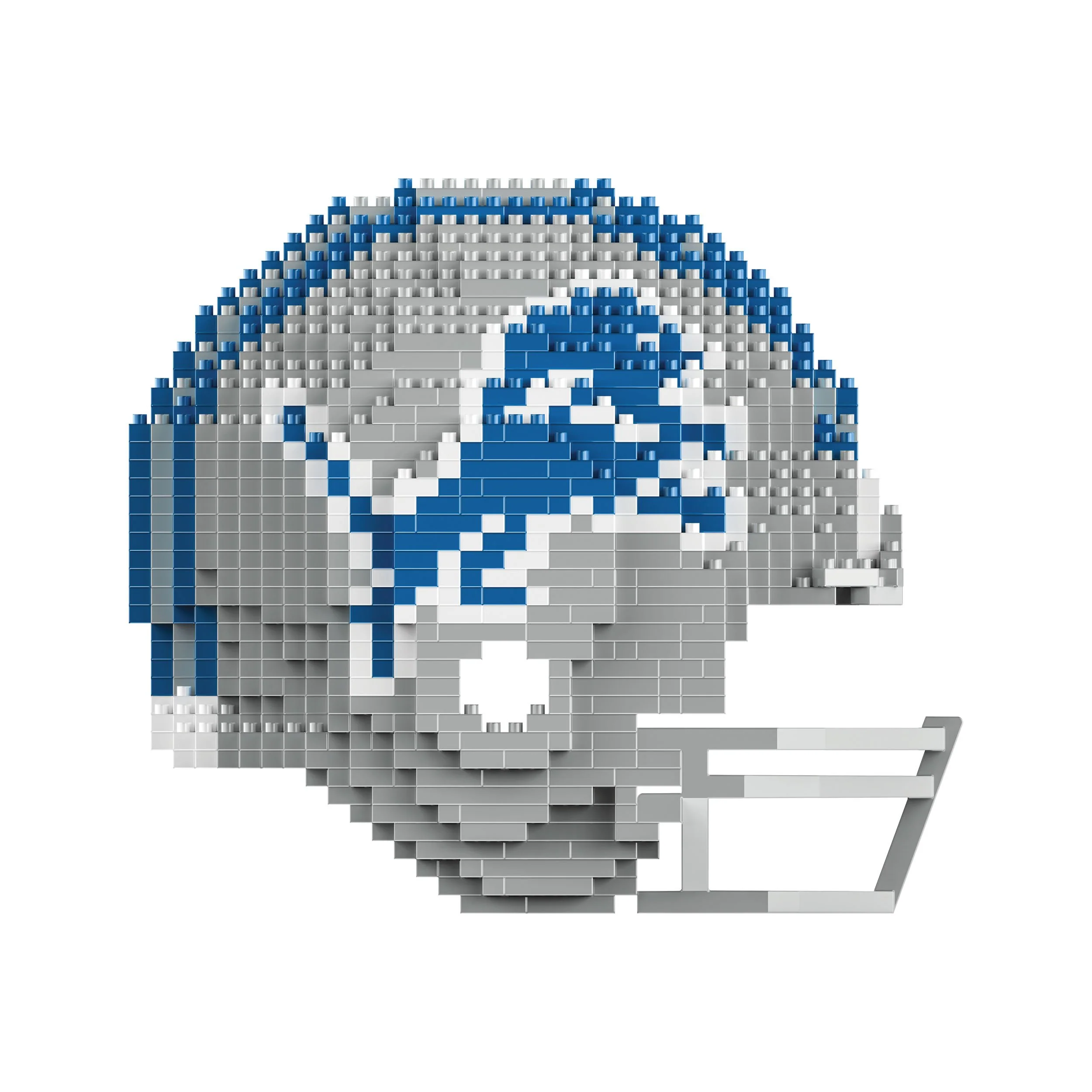 Detroit Lions NFL Replica BRXLZ Mini Helmet - Image 2