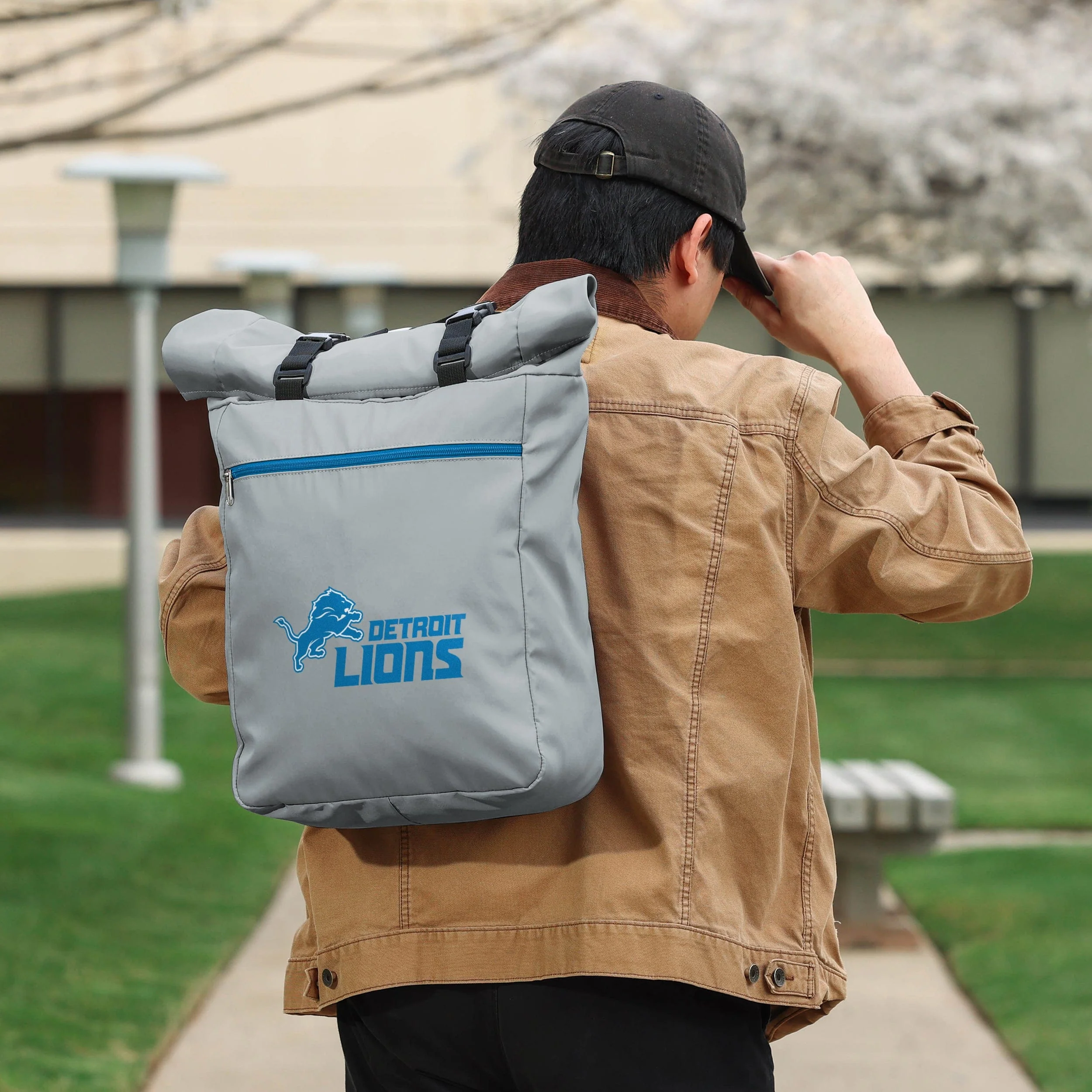 Detroit Lions NFL Rollup Backpack - Image 4