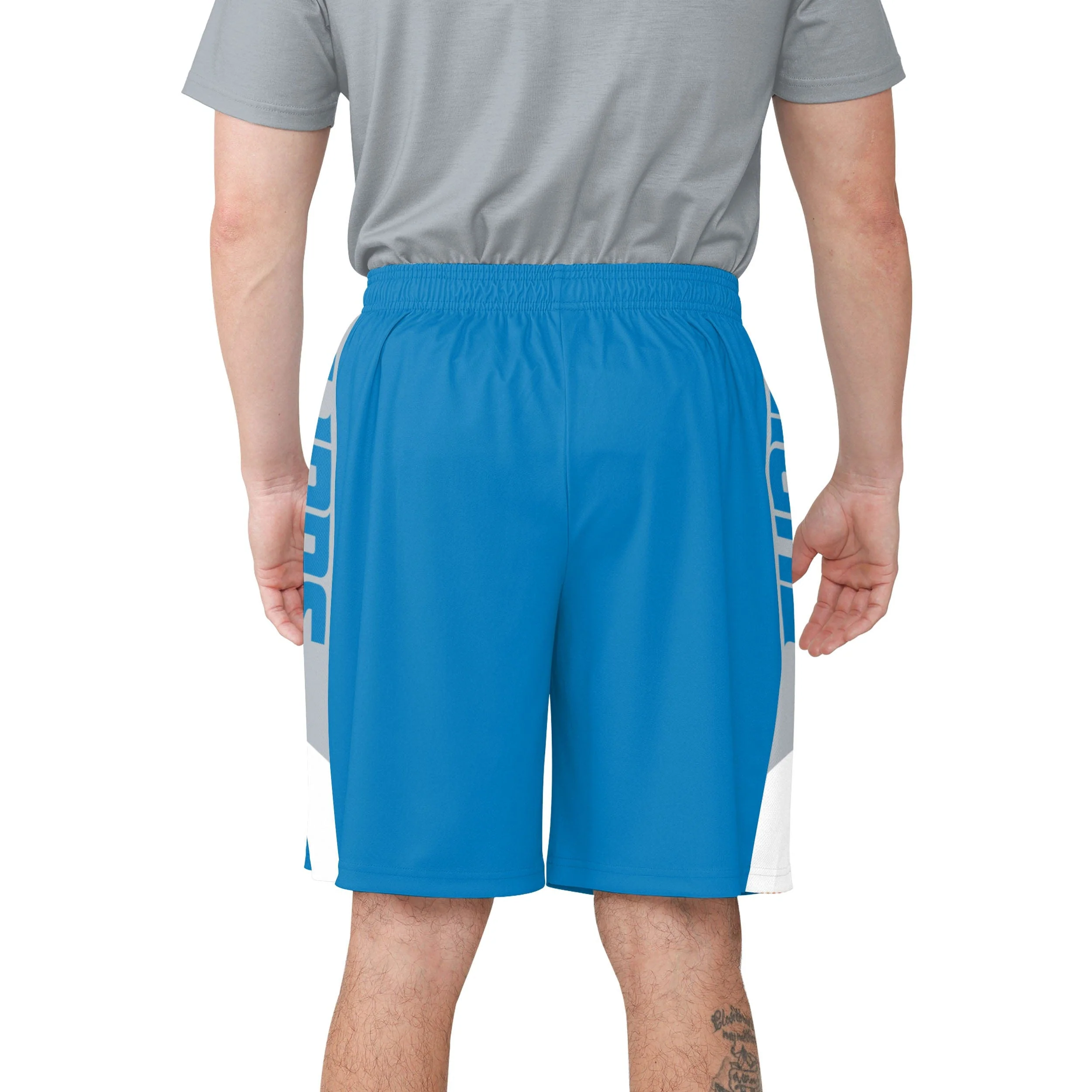 Detroit Lions NFL Side Stripe Training Shorts - Image 3