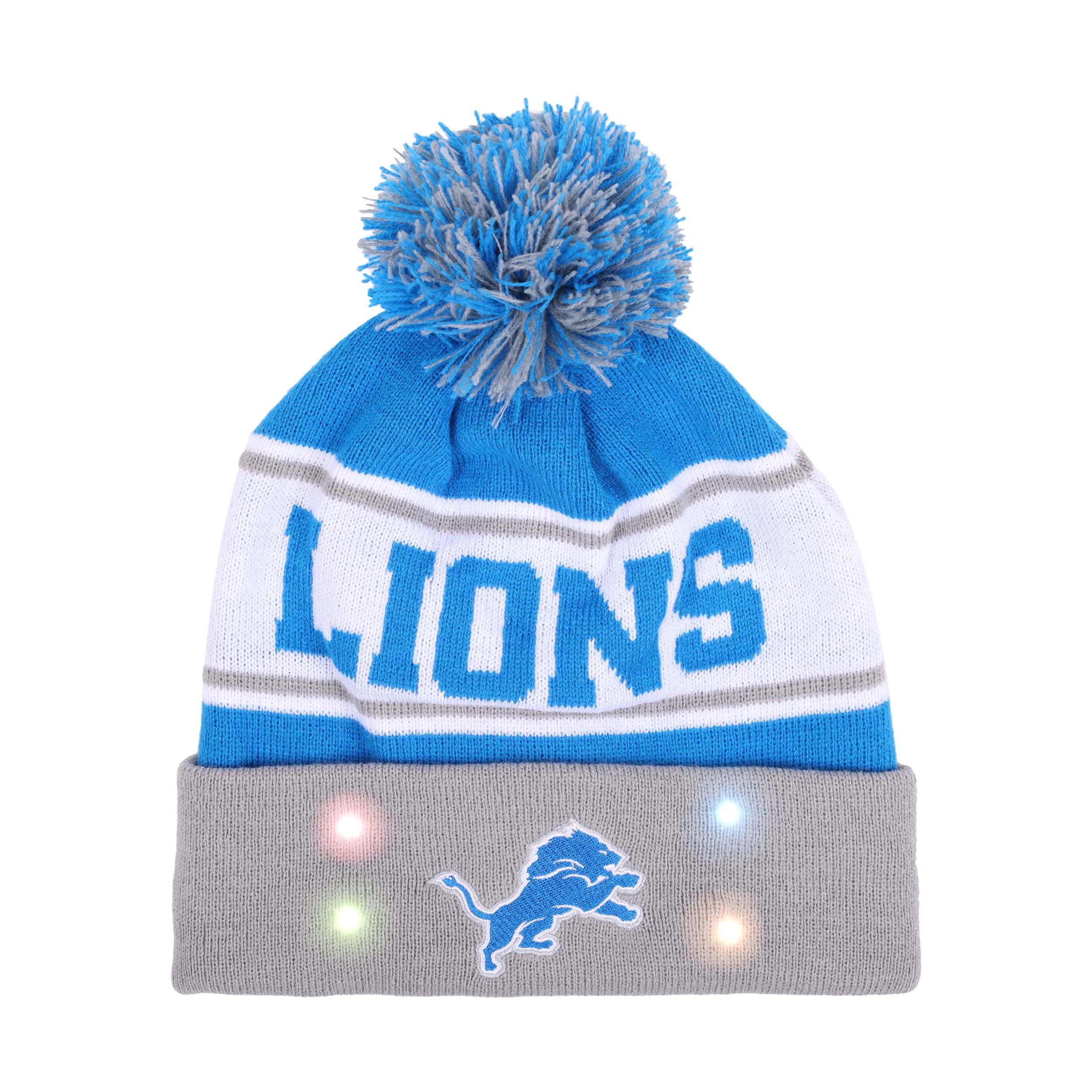 Detroit Lions NFL Snow Stealer Light Up Beanie - Image 2