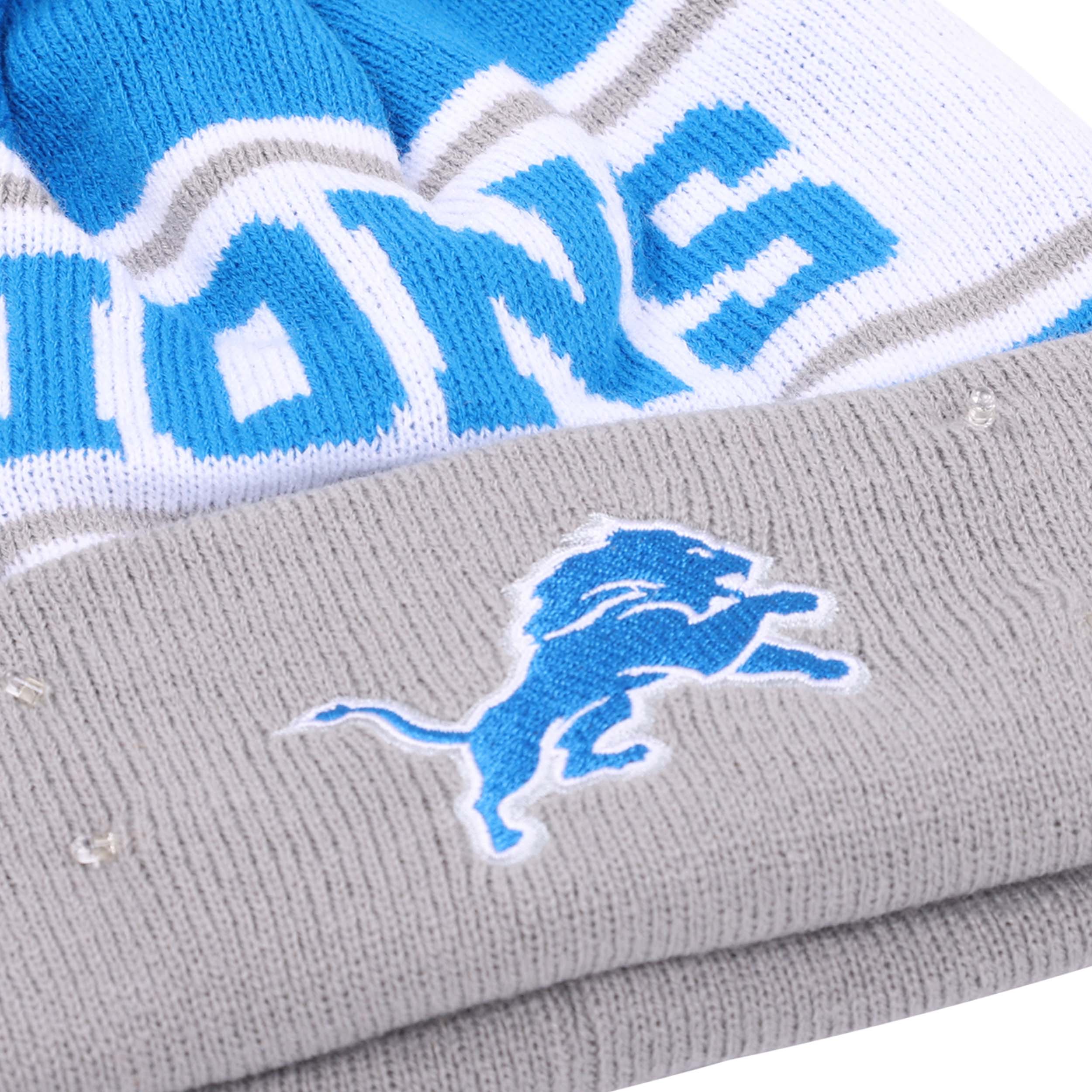 Detroit Lions NFL Snow Stealer Light Up Beanie - Image 3