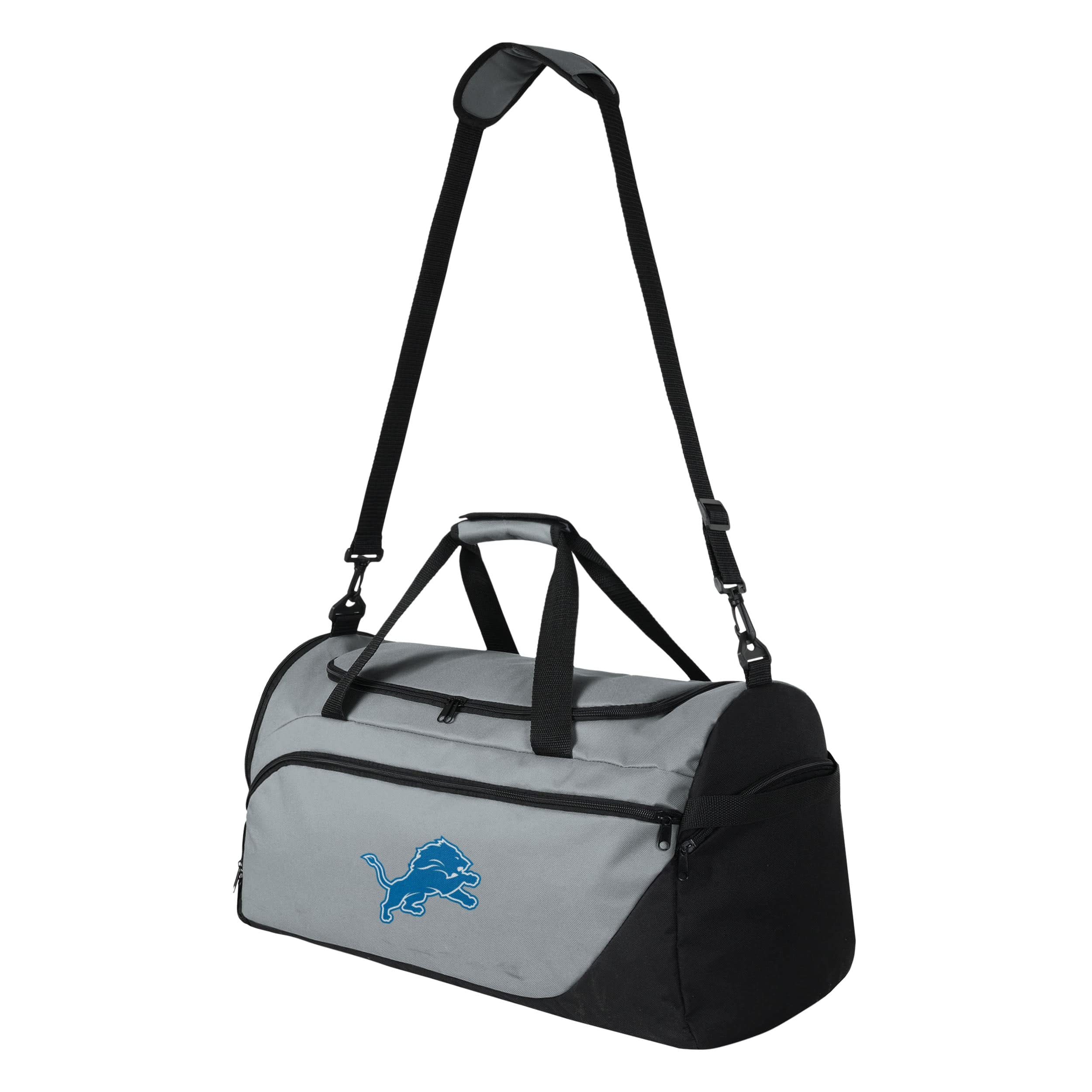 Detroit Lions NFL Solid Big Logo Duffle Bag - Image 2