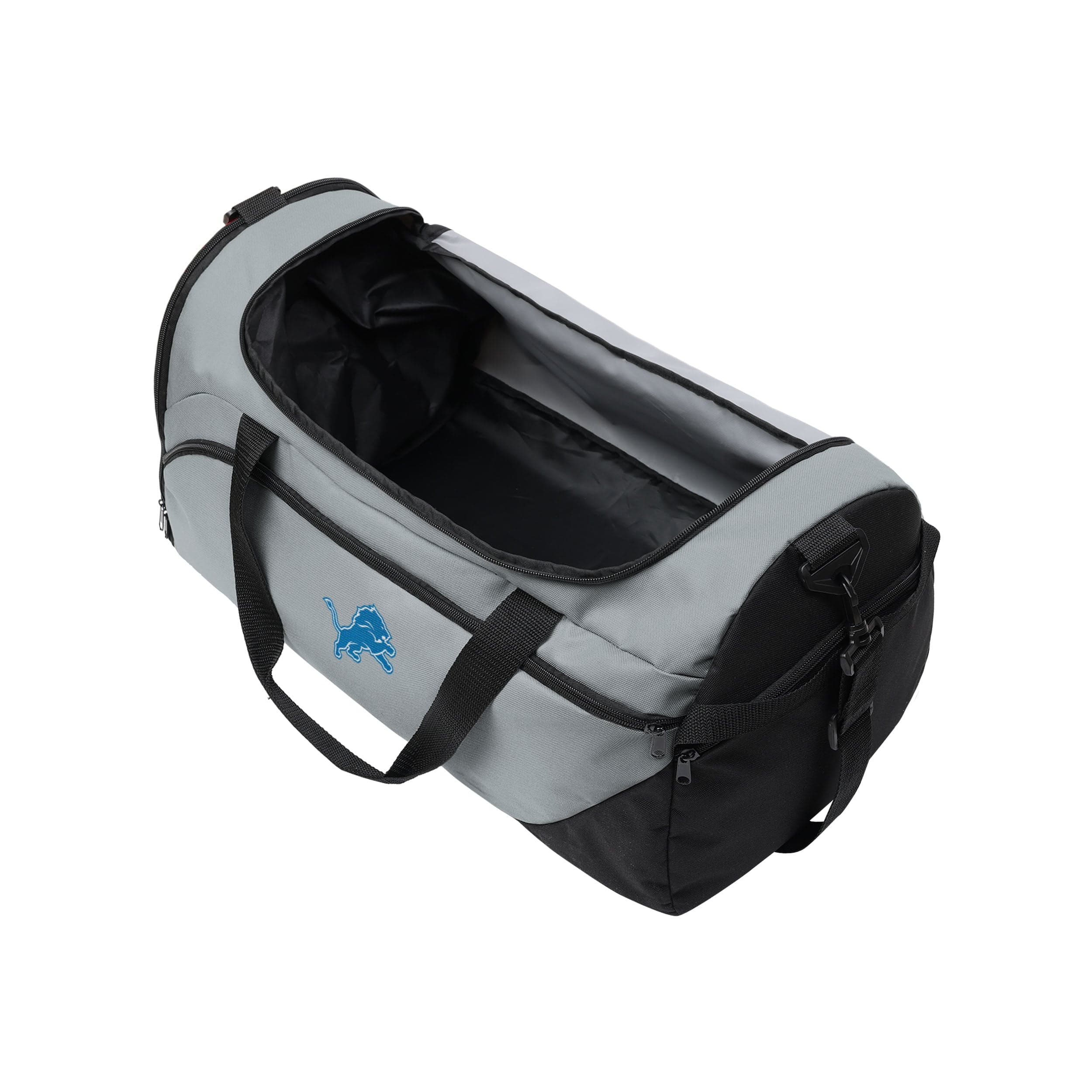 Detroit Lions NFL Solid Big Logo Duffle Bag - Image 3