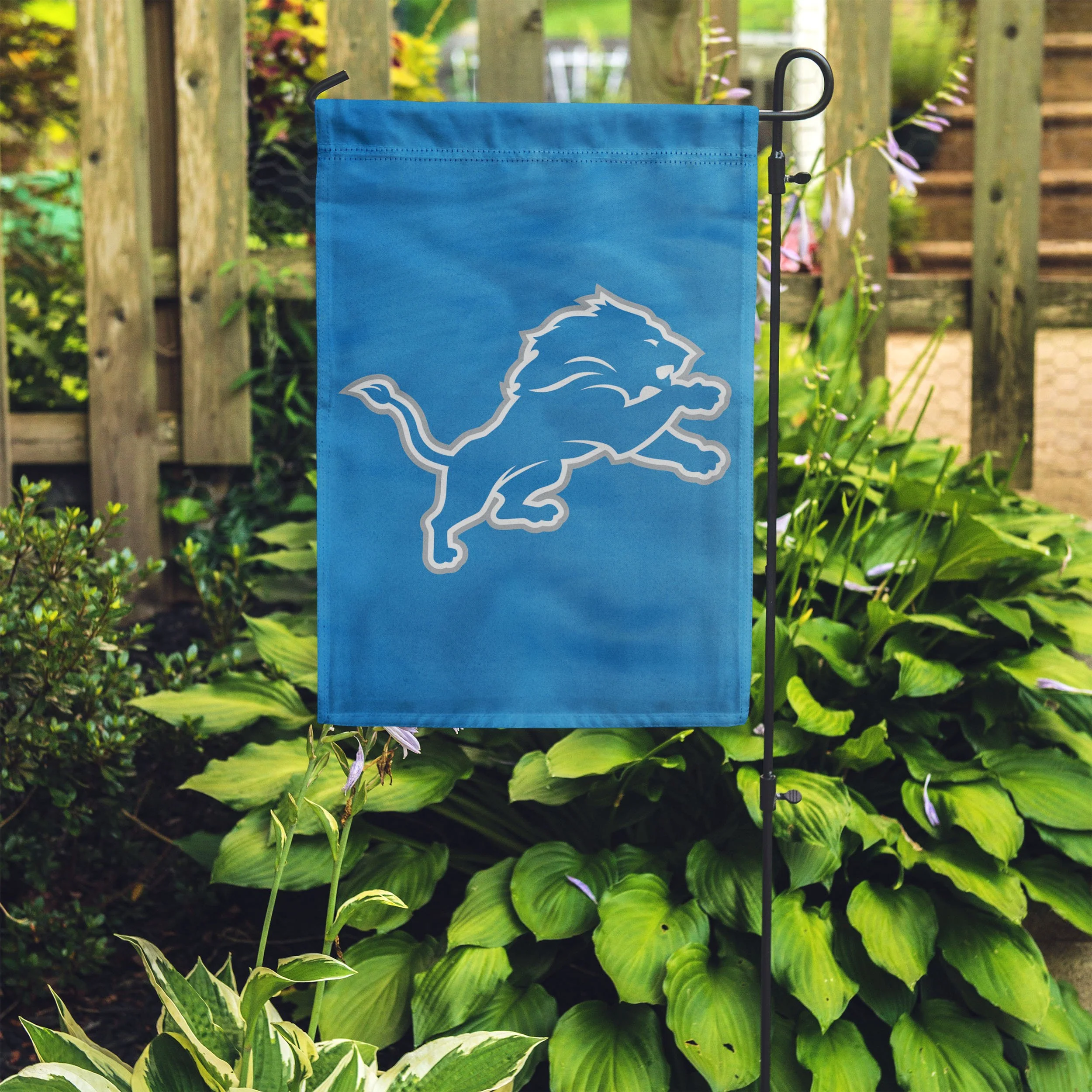 Detroit Lions NFL Solid Garden Flag - Image 4