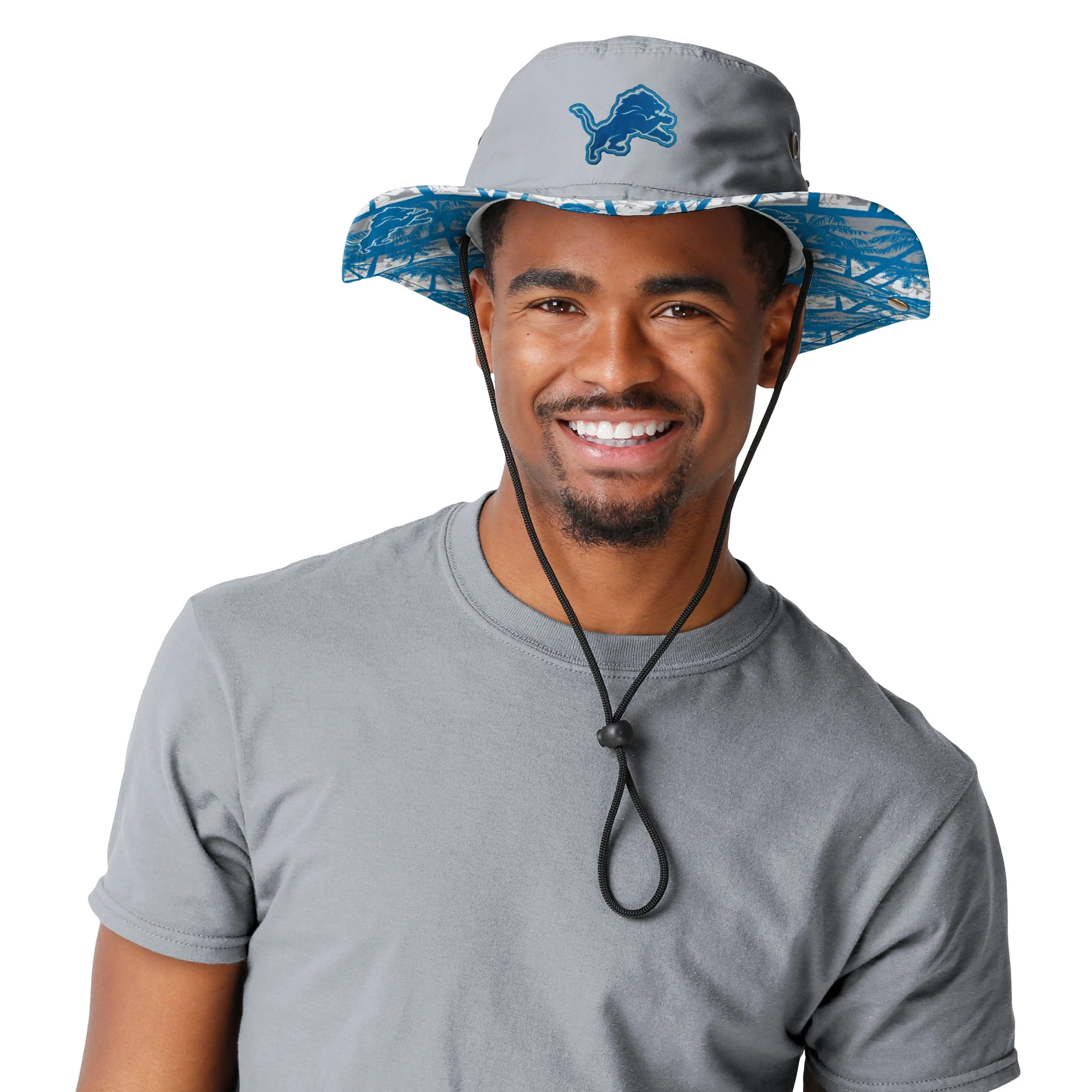 Detroit Lions NFL Solid Hybrid Boonie Hat - Image 2