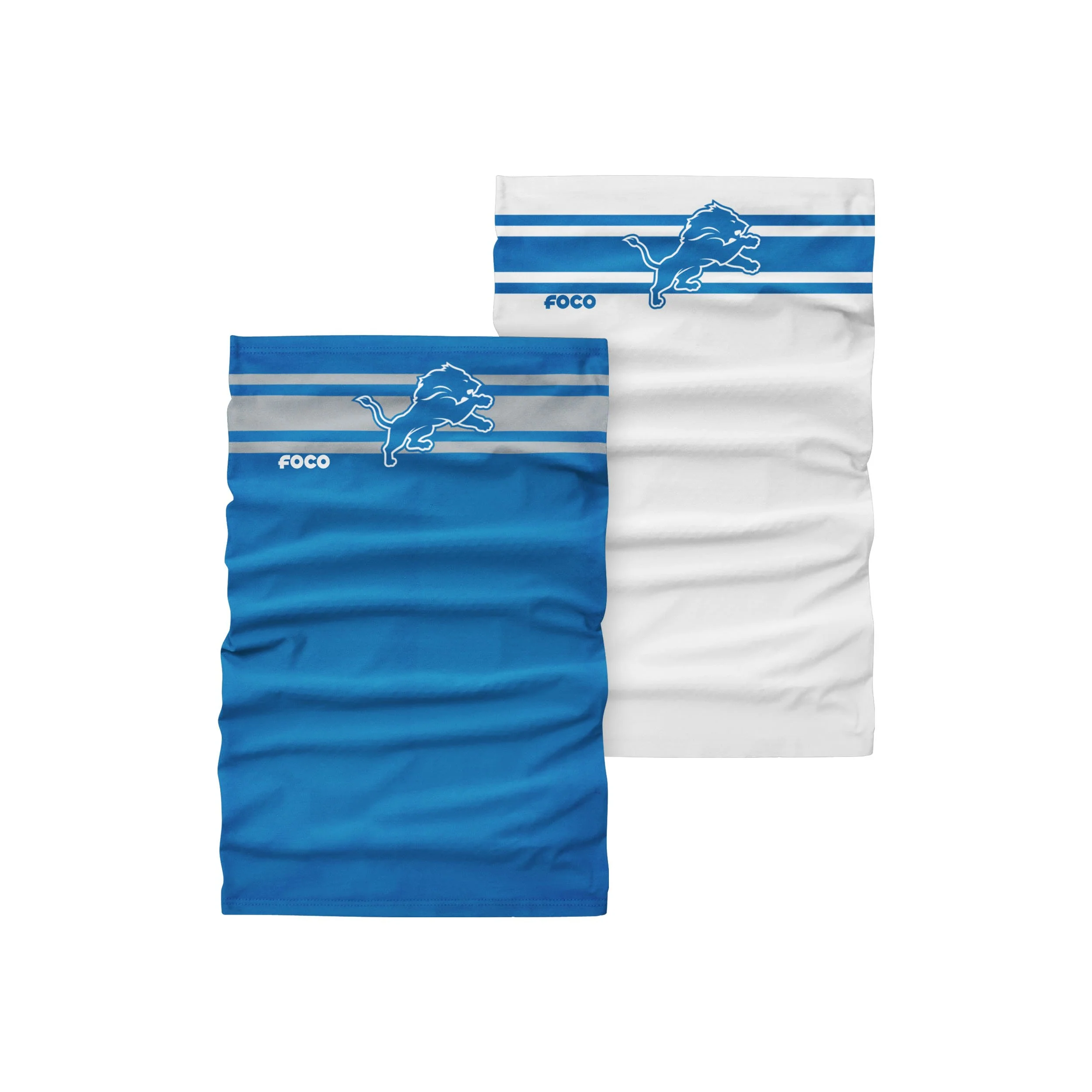 Detroit Lions NFL Stitched 2 Pack Gaiter Scarf - Image 2