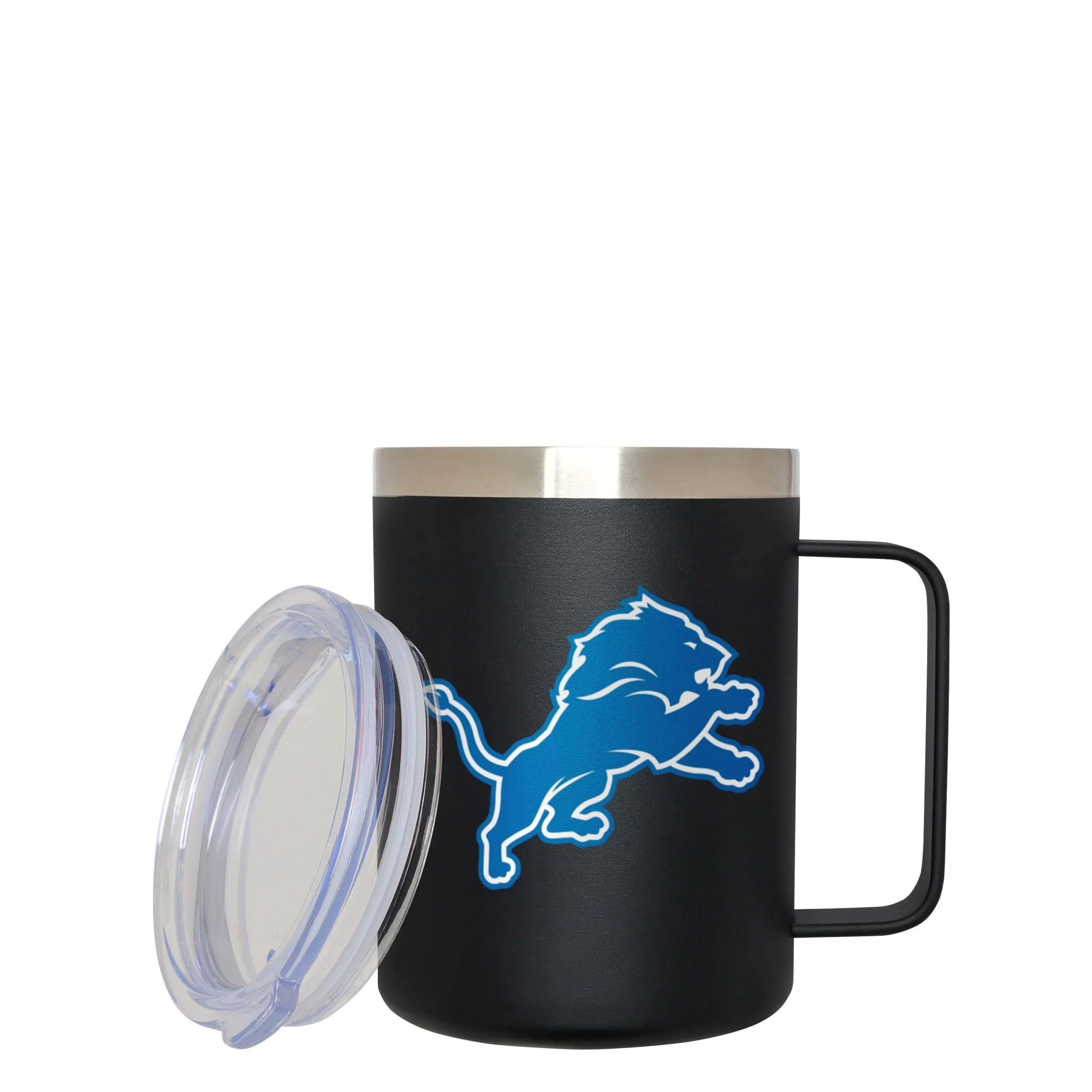 Detroit Lions NFL Team Color Insulated Stainless Steel Mug - Image 3
