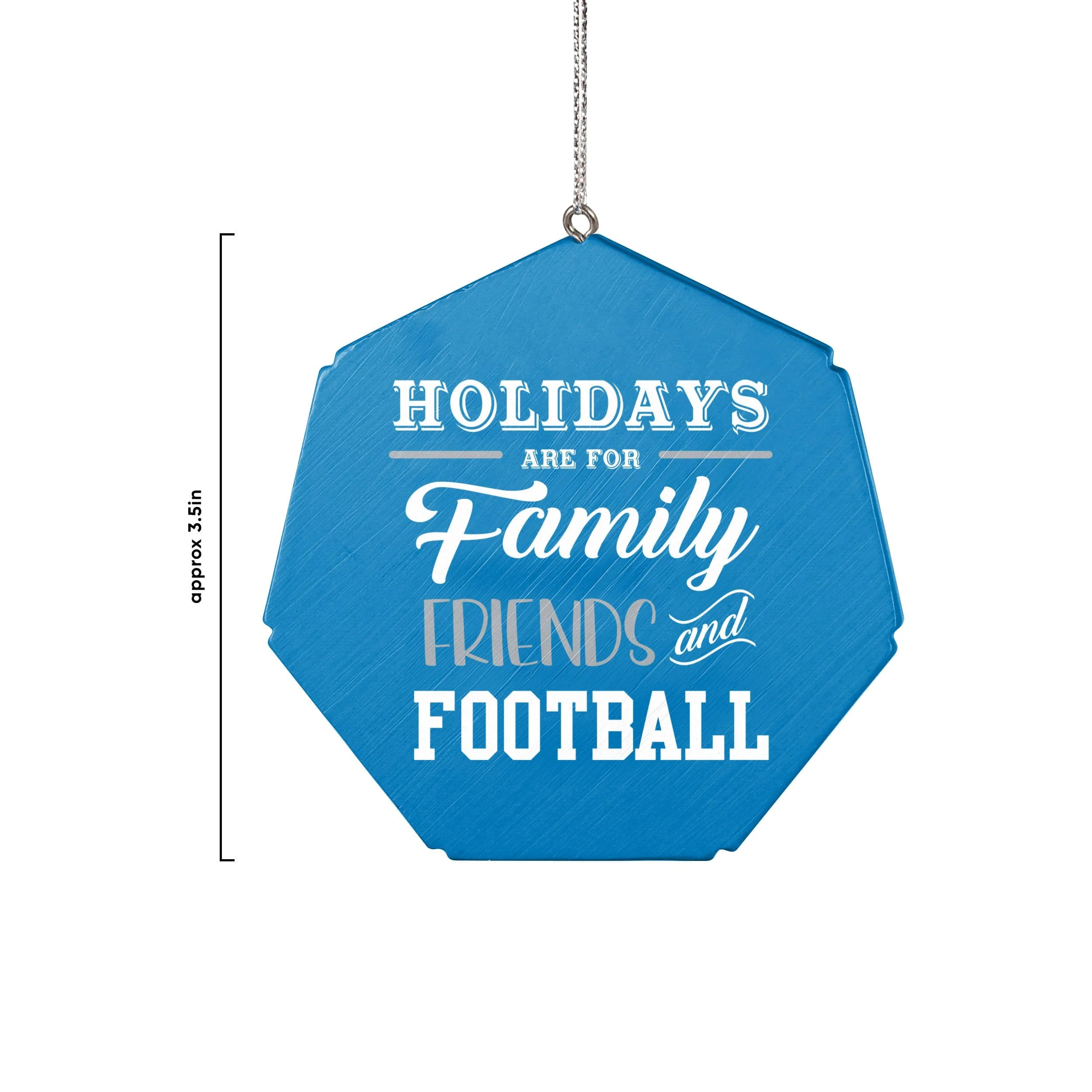Detroit Lions NFL Team Wheel Ornament - Image 2