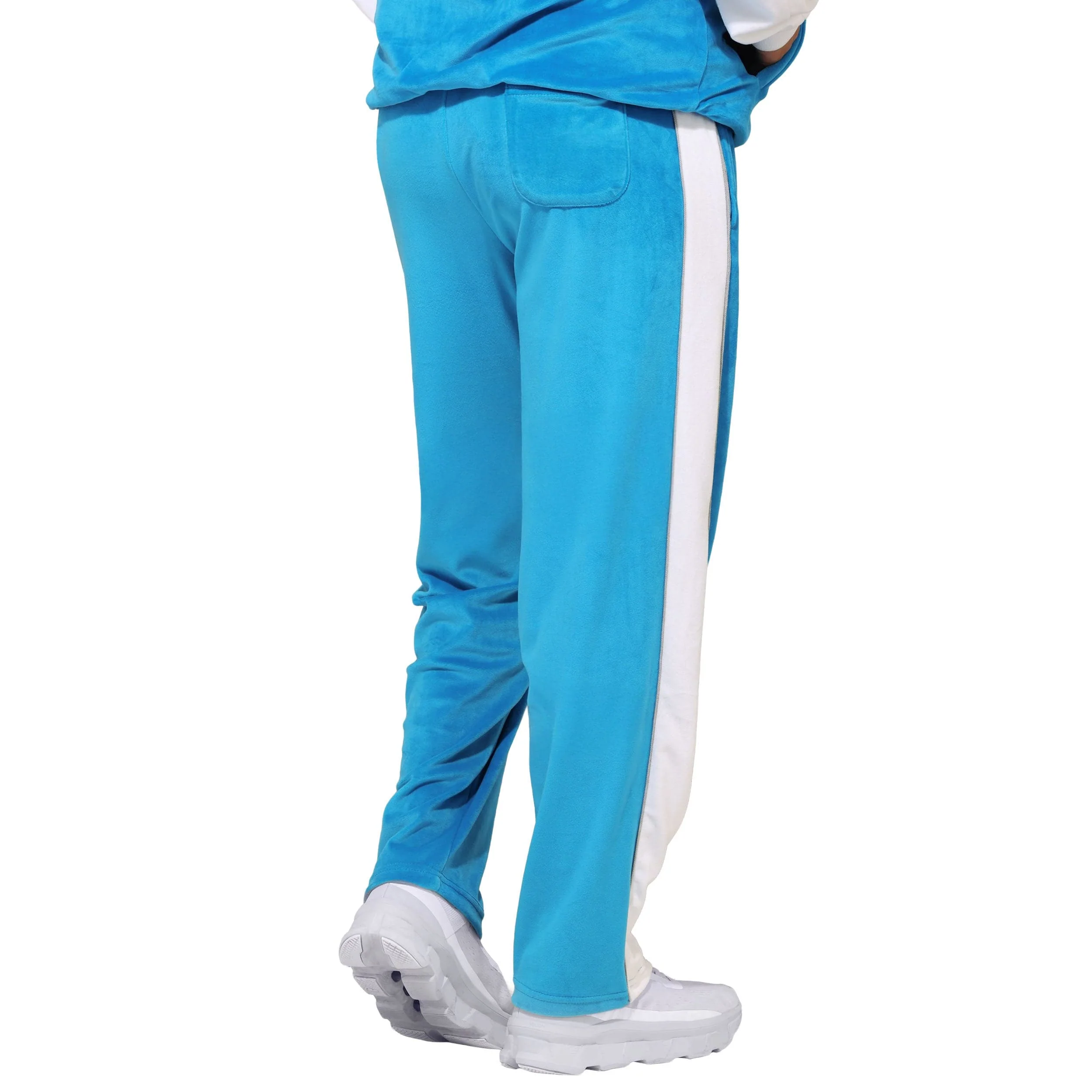 Detroit Lions NFL Two Tone Velour Pants - Image 2
