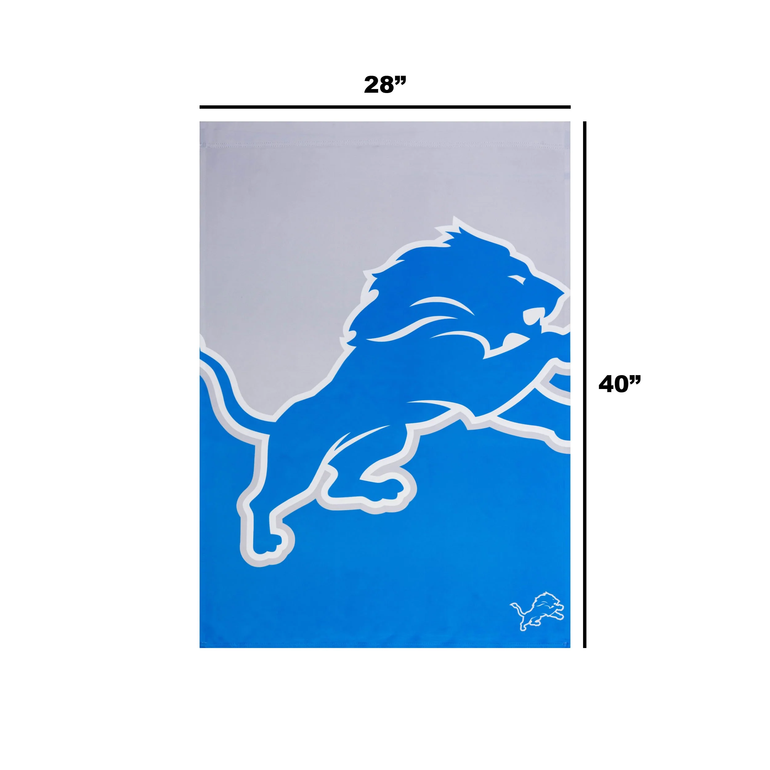 Detroit Lions NFL Vertical Flag - Image 3