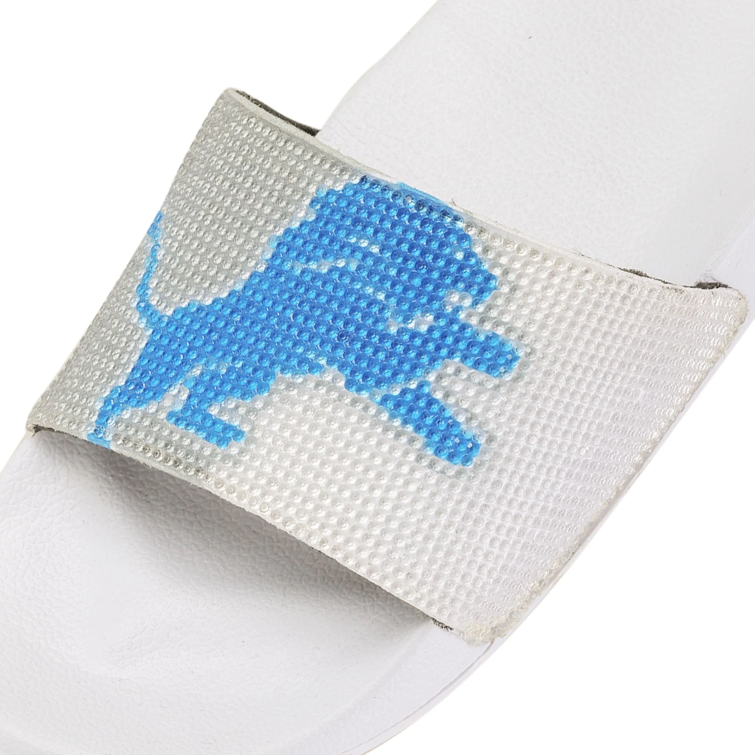 Detroit Lions NFL Womens Big Logo Shimmer Slide - Image 3