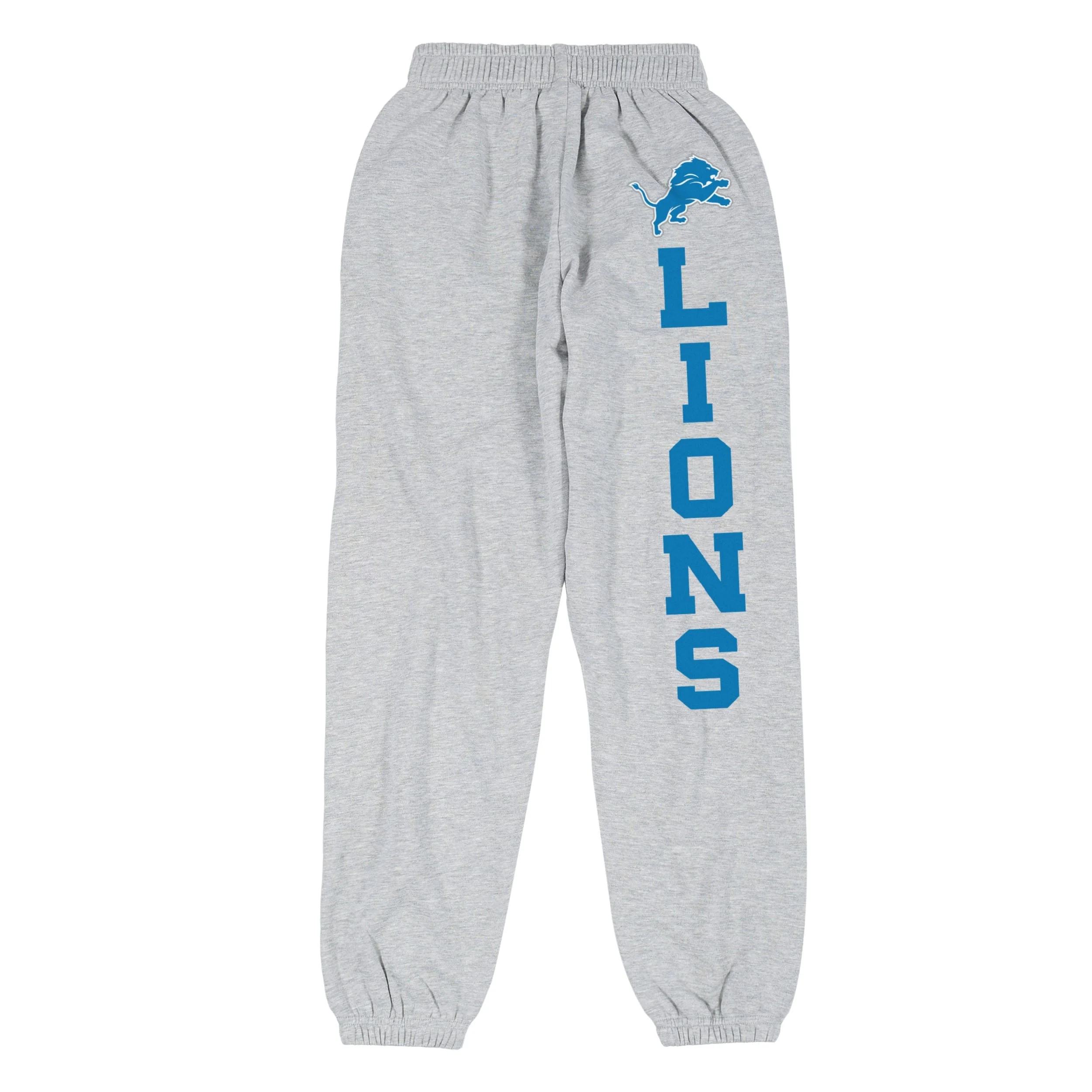 Detroit Lions NFL Womens Big Wordmark Gray Sweatpants - Image 5