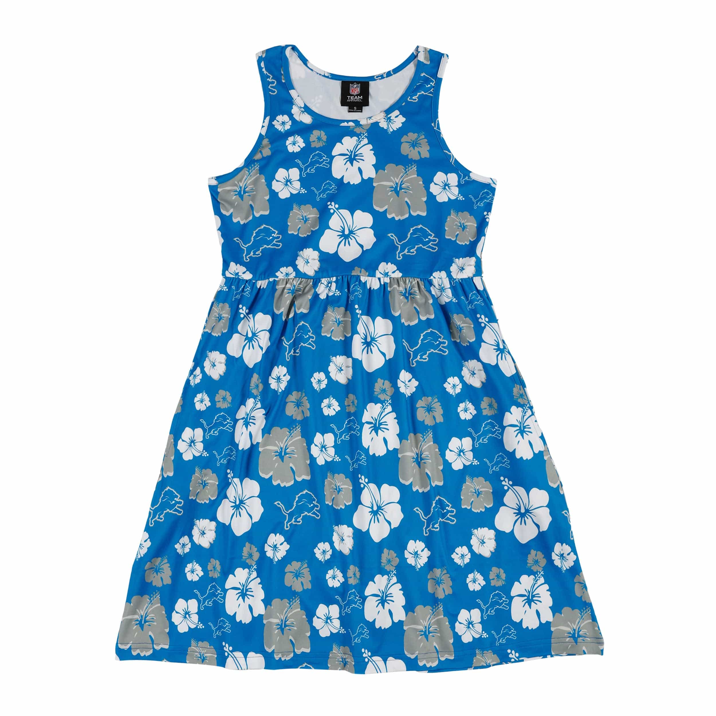Detroit Lions NFL Womens Fan Favorite Floral Sundress - Image 4