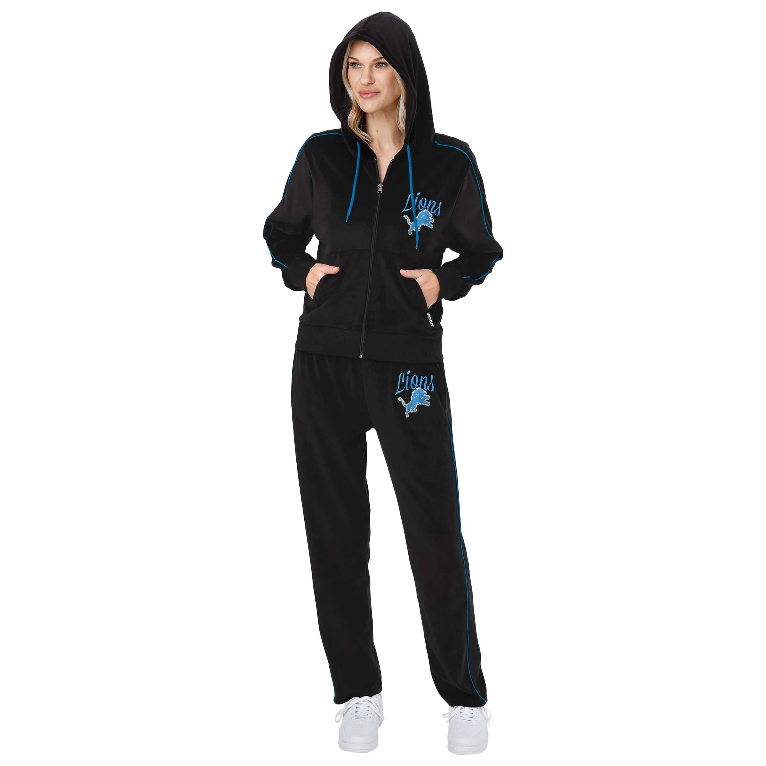 Detroit Lions NFL Womens Velour Pants - Image 5