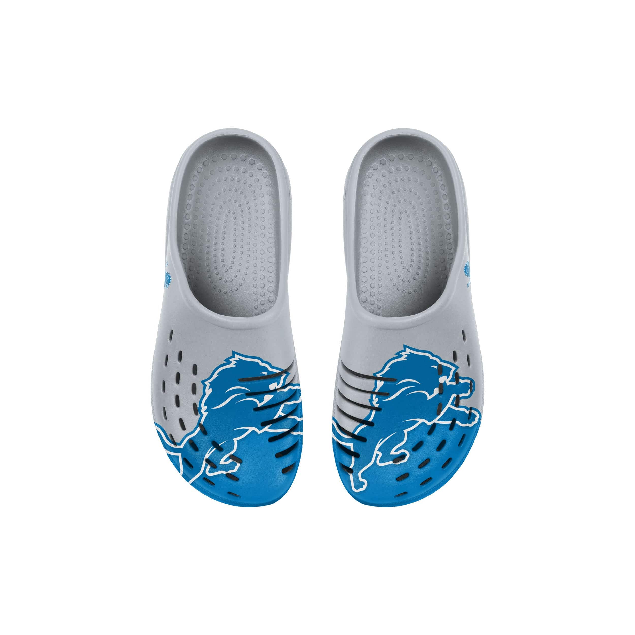 Detroit Lions NFL Youth Colorblock Big Logo Clog - Image 2