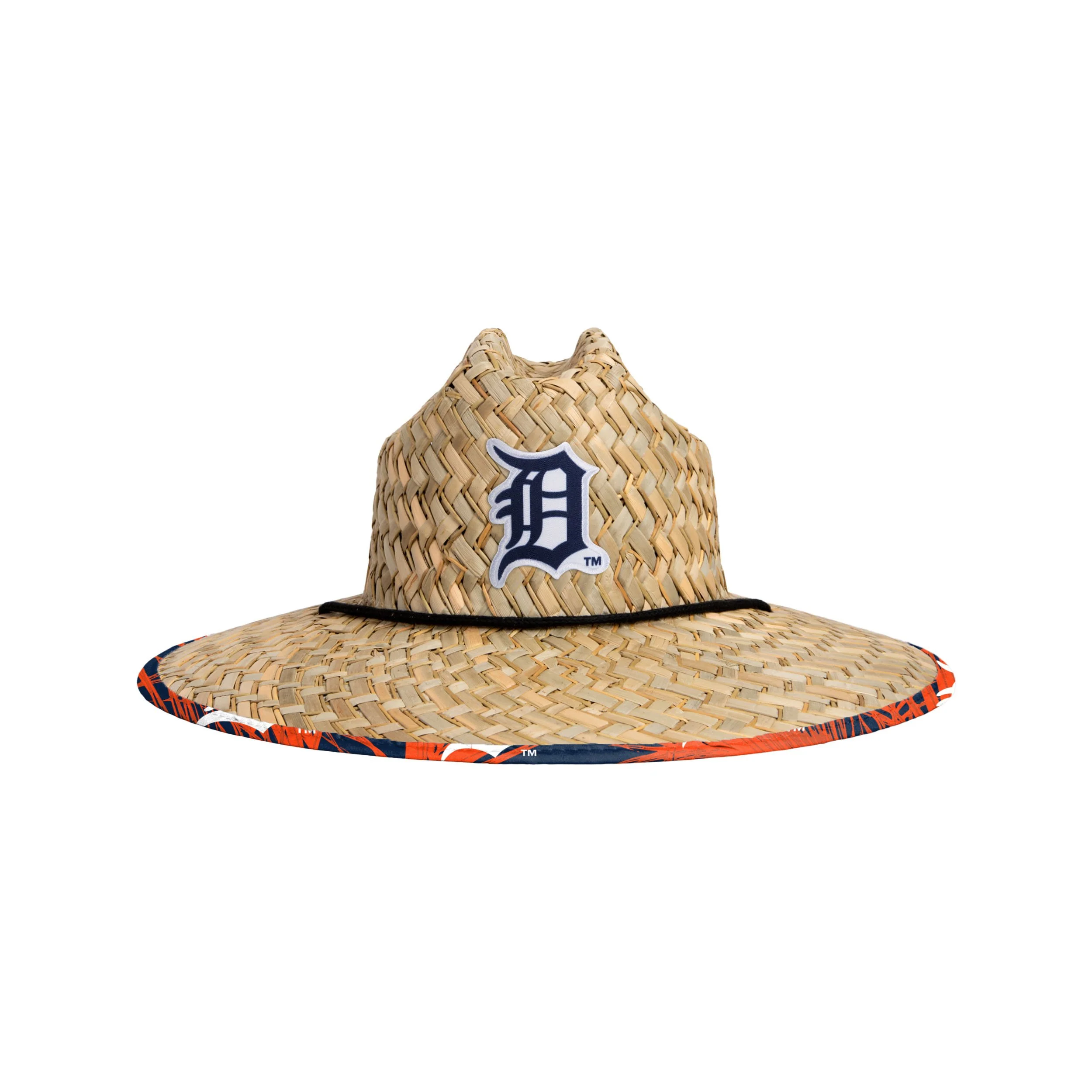 Detroit Tigers MLB Floral Straw Hat