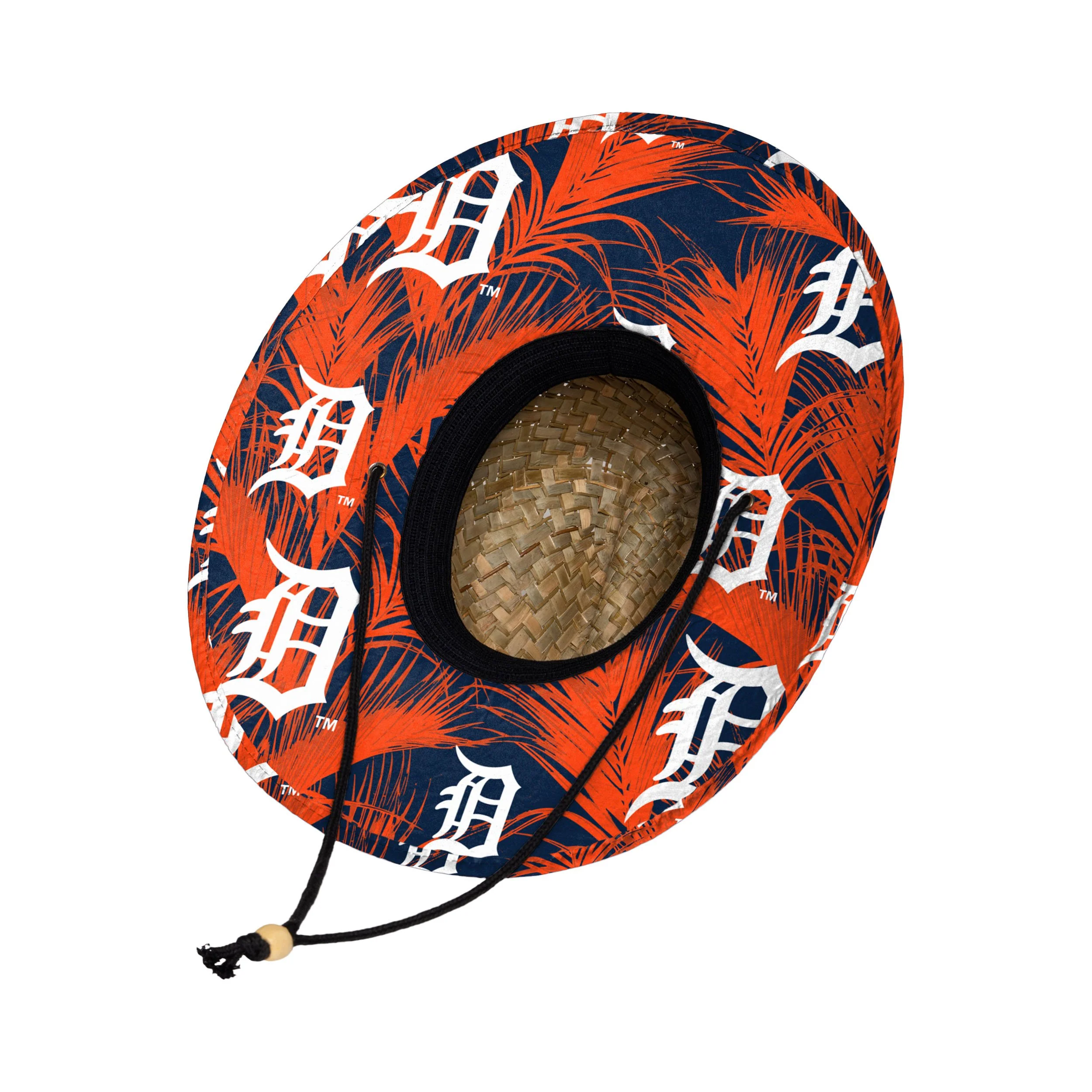 Detroit Tigers MLB Floral Straw Hat - Image 3