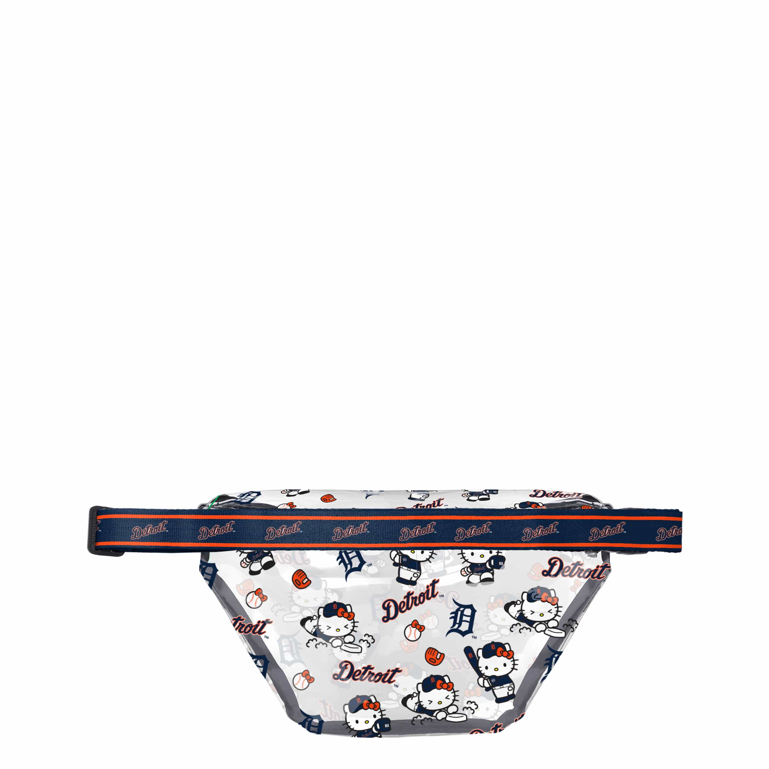Detroit Tigers MLB Hello Kitty® Clear Fanny Pack (PREORDER - SHIPS MID JULY) - Image 2