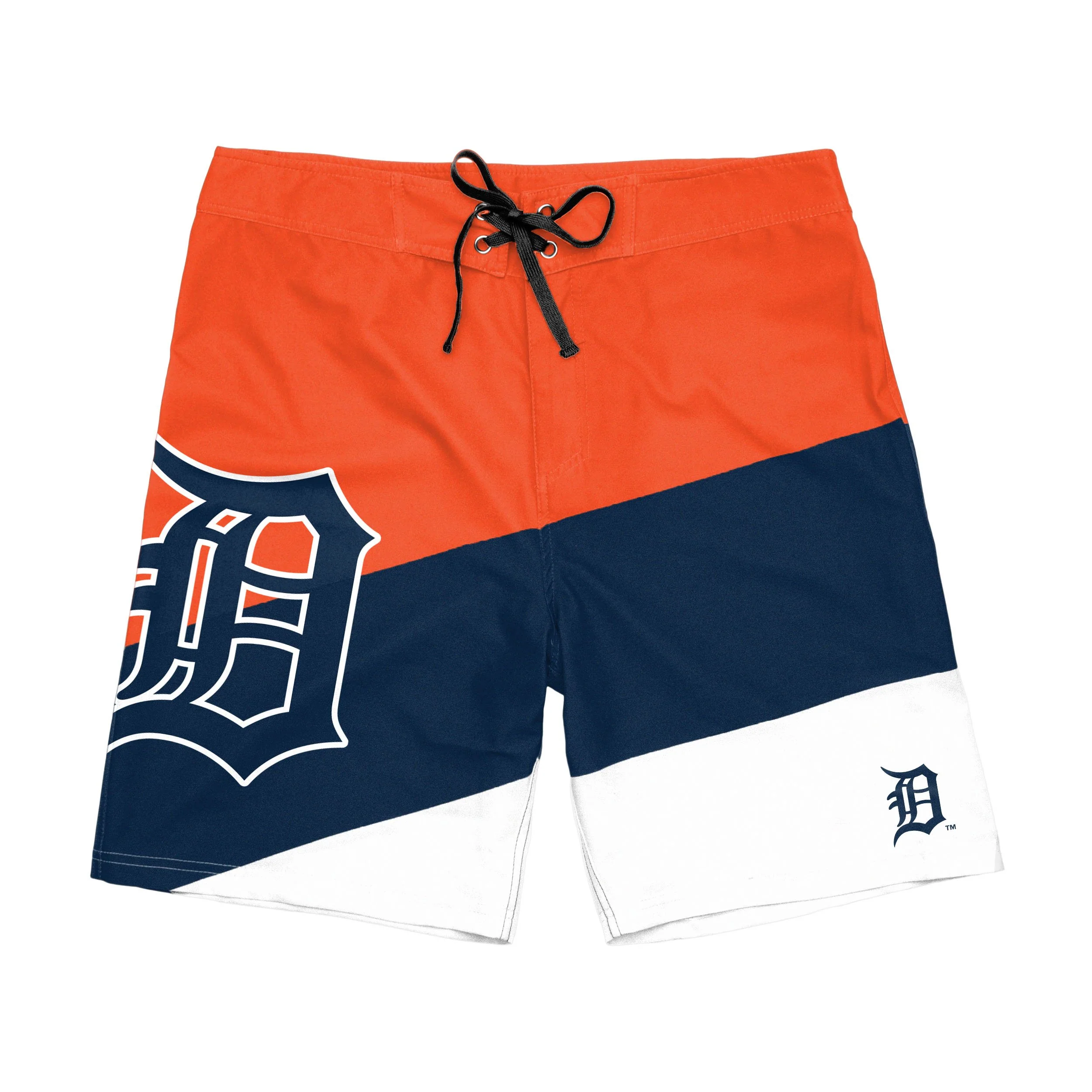 Detroit Tigers MLB Mens Color Dive Boardshorts - Image 3