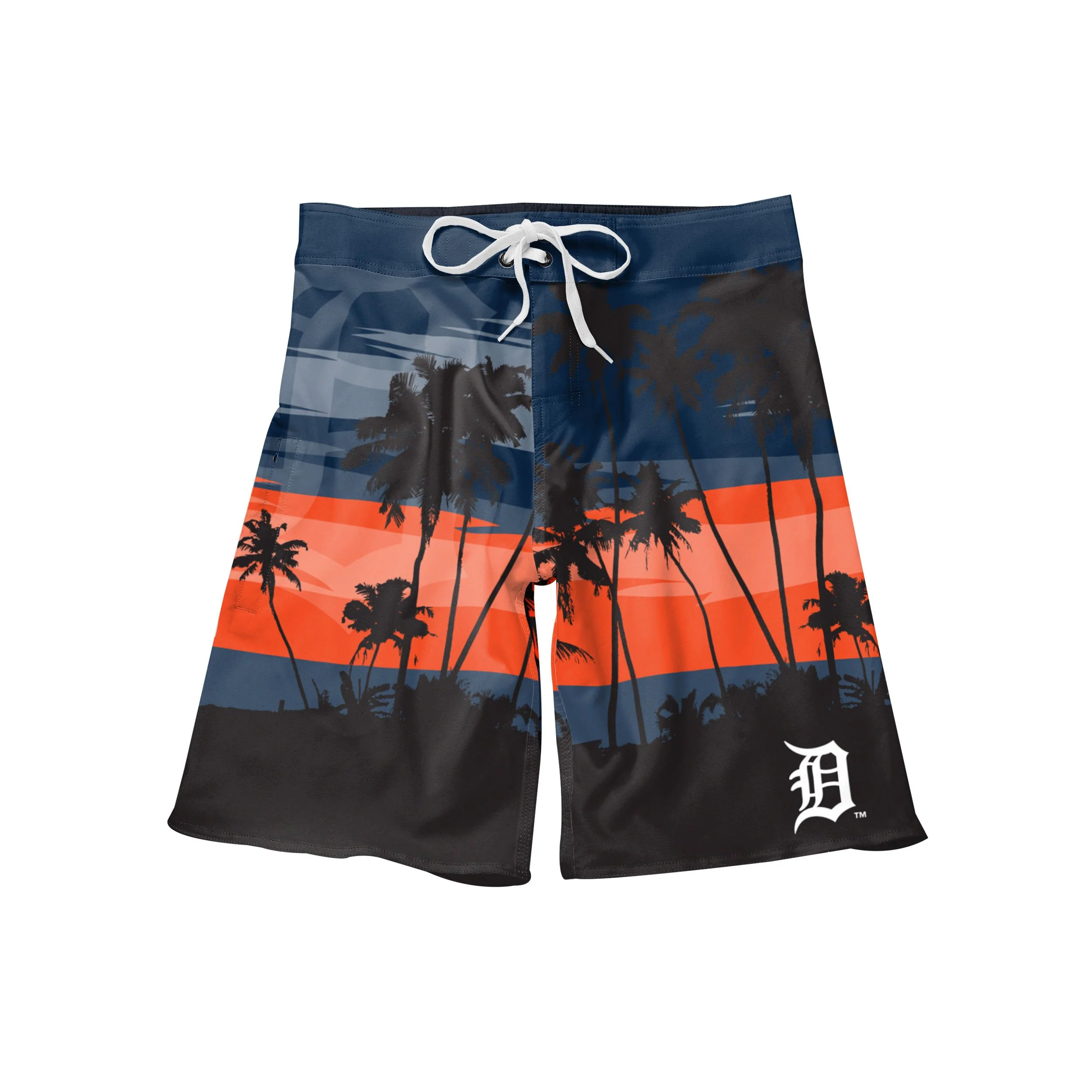 Detroit Tigers MLB Mens Sunset Boardshorts - Image 4