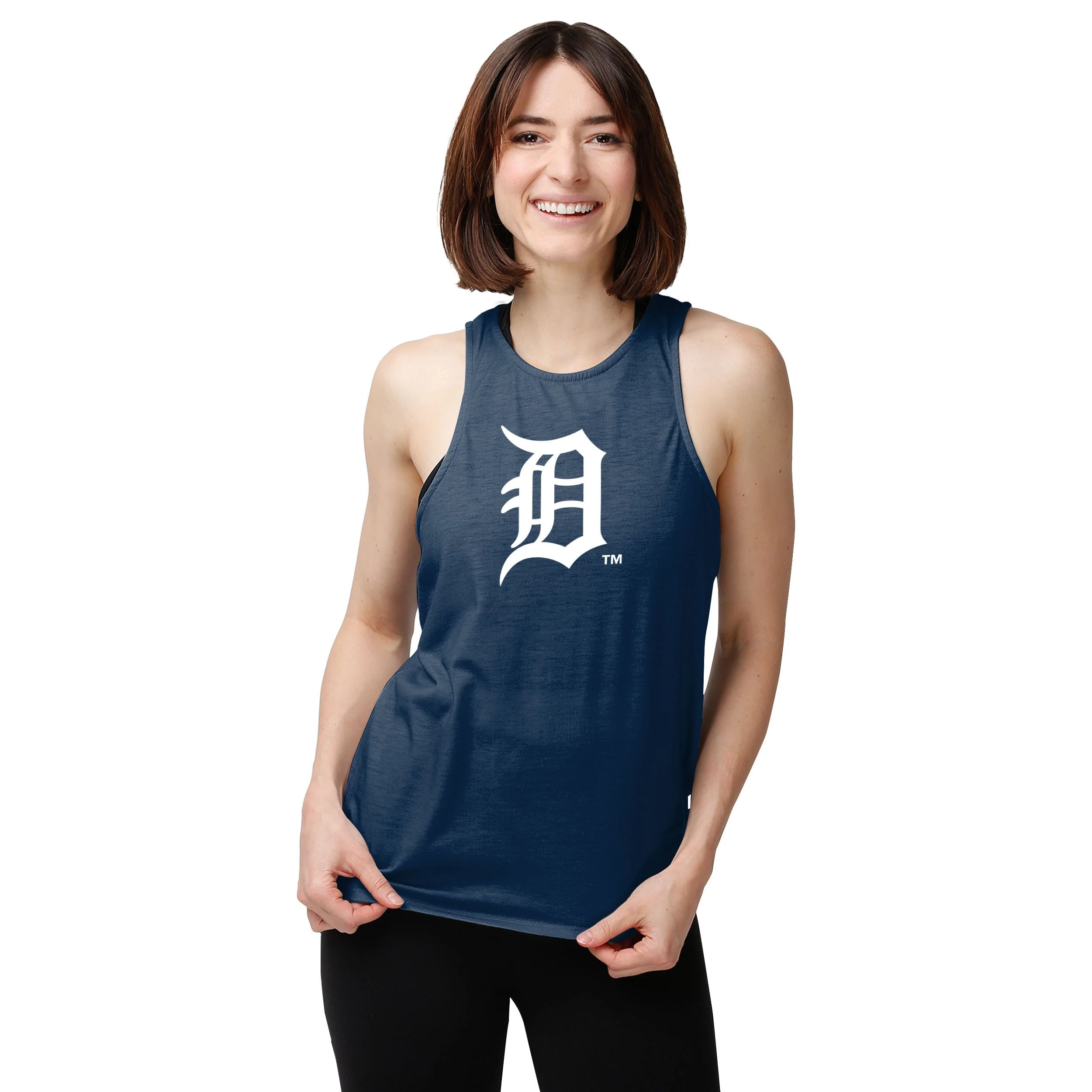 Detroit Tigers MLB Womens Tie-Breaker Sleeveless Top - Image 2