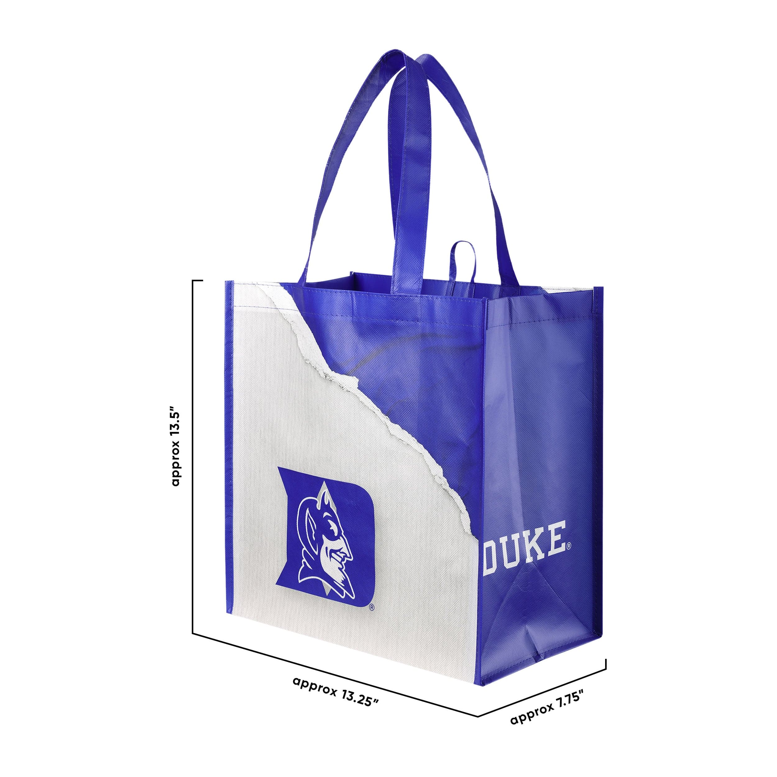 Duke Blue Devils NCAA 4 Pack Reusable Shopping Bag - Image 3