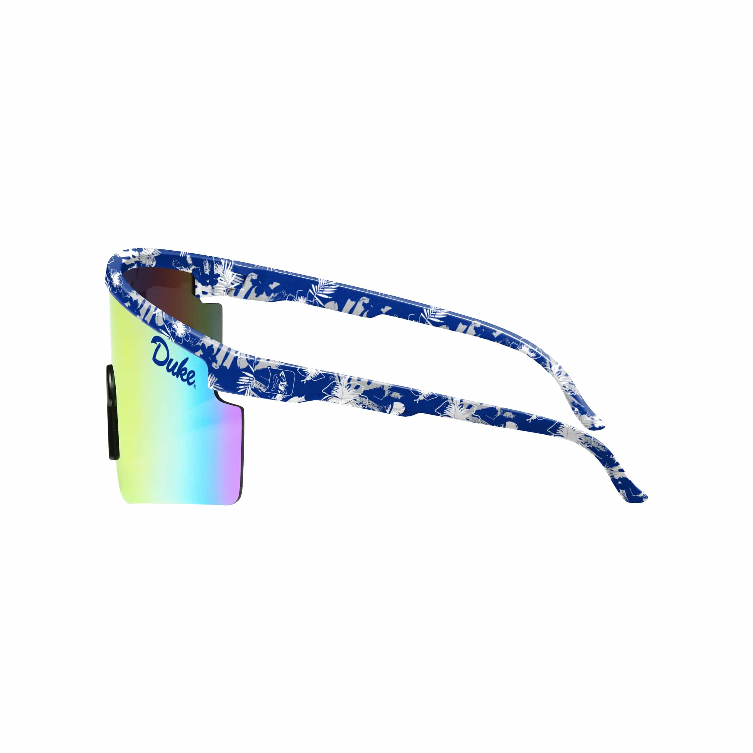 Duke Blue Devils NCAA Floral Large Frame Sunglasses - Image 3