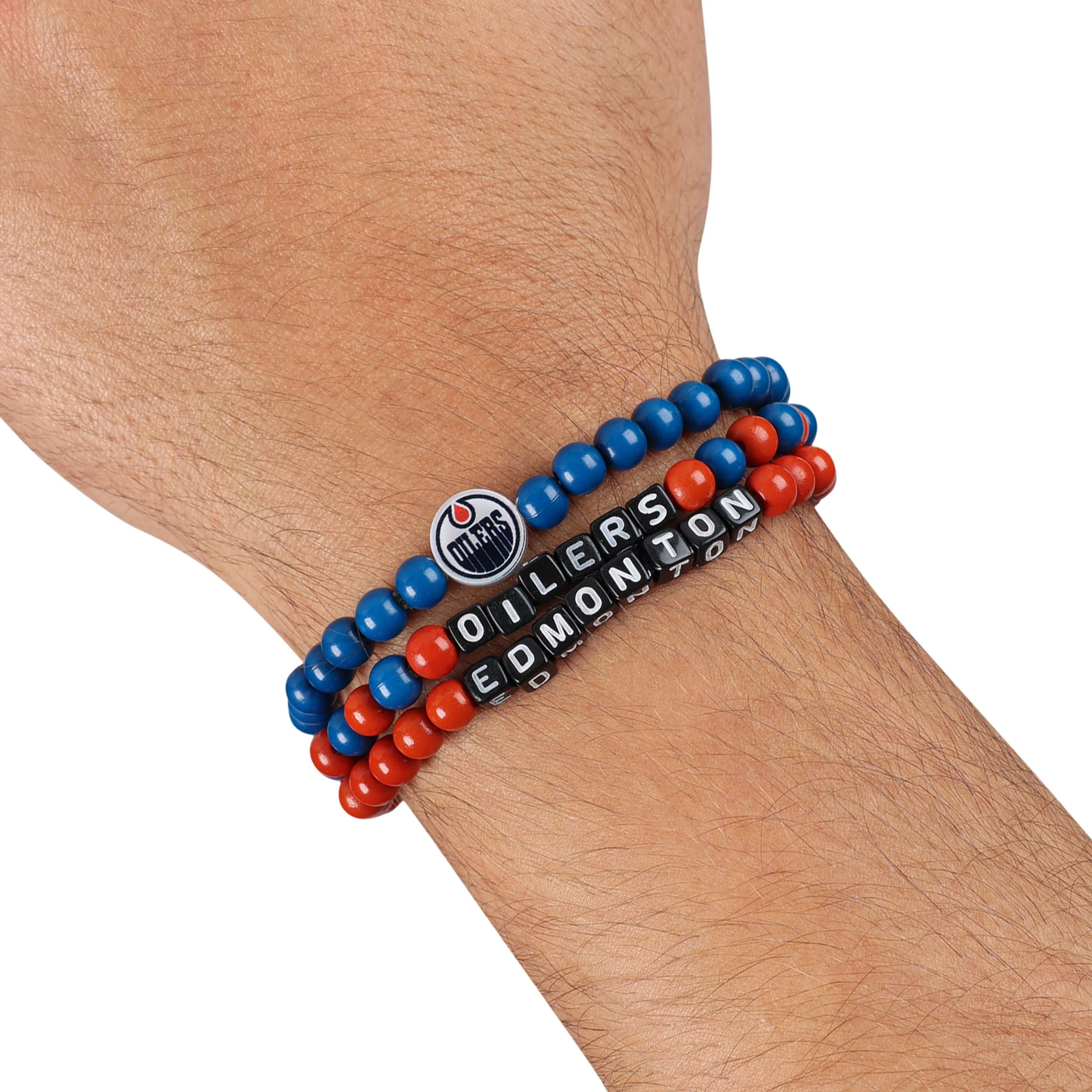 Edmonton Oilers NHL 3 Pack Beaded Friendship Bracelet - Image 4