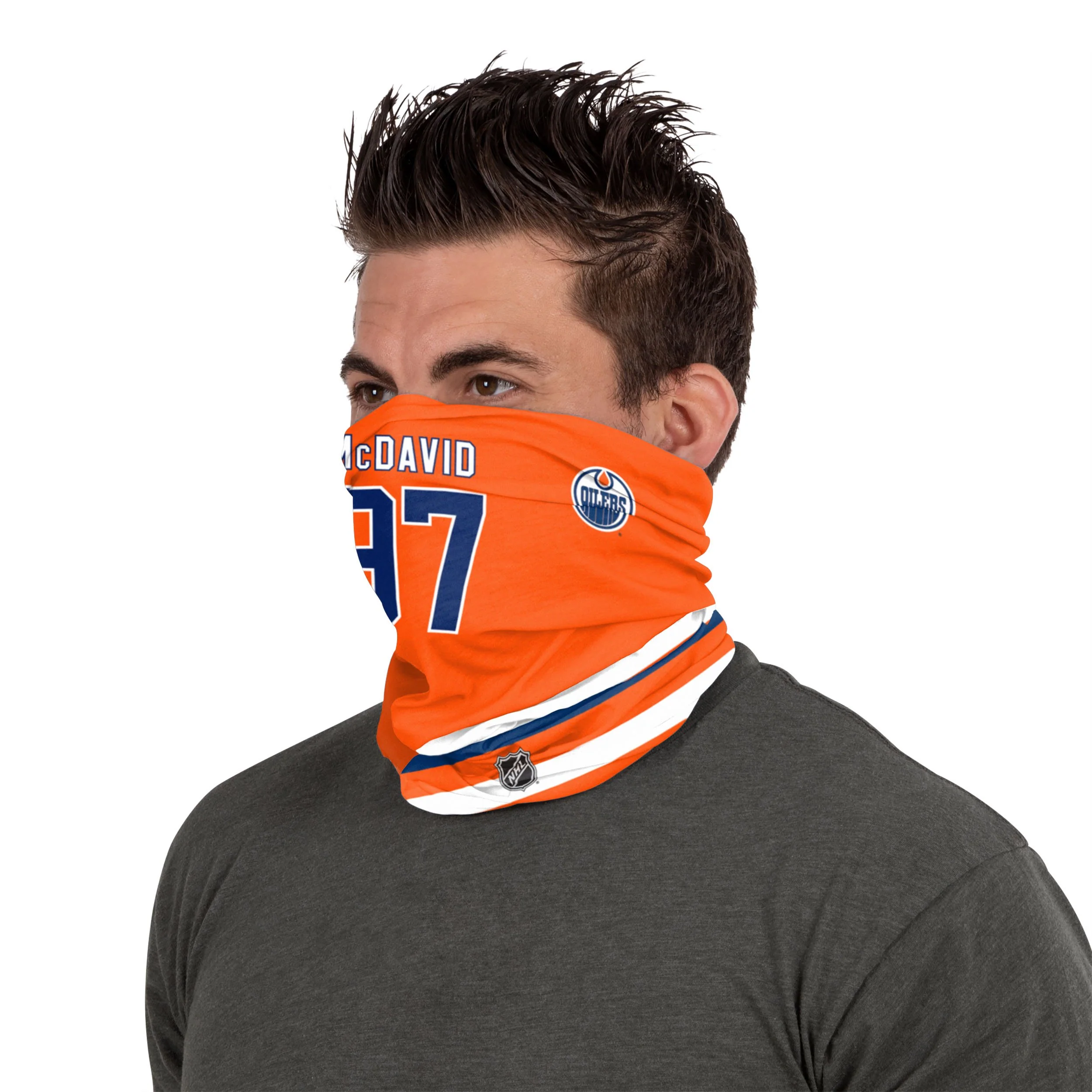 Edmonton Oilers NHL Connor McDavid Gaiter Scarf - Image 2