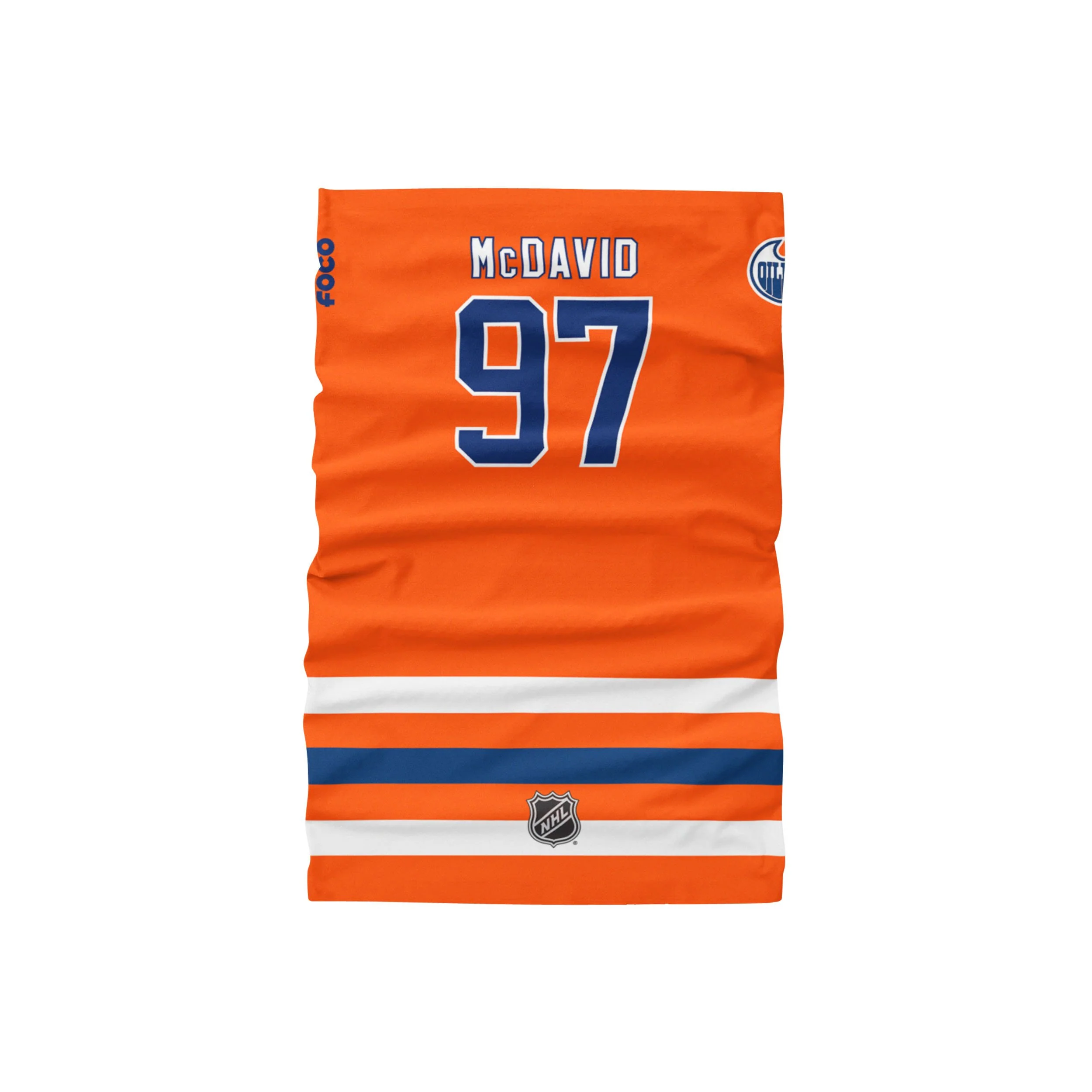 Edmonton Oilers NHL Connor McDavid Gaiter Scarf - Image 3