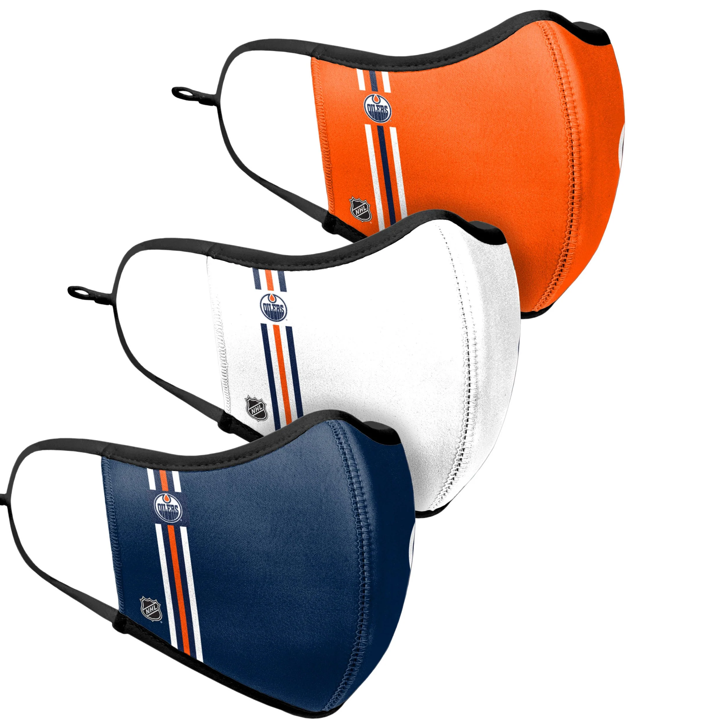 Edmonton Oilers NHL Sport 3 Pack Face Cover - Image 3